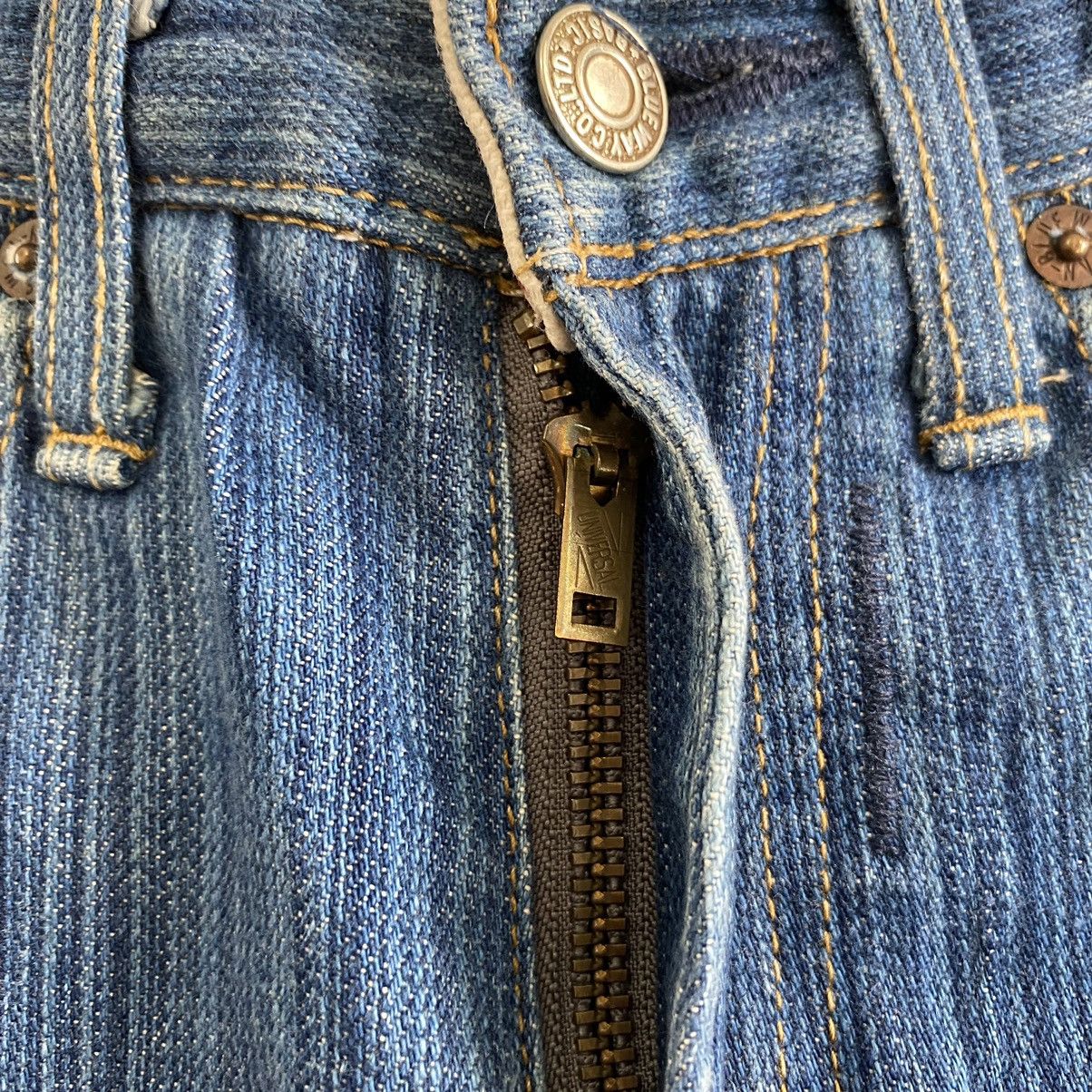 Japanese Brand Blue Way Japan Twill Striped Flared Denim Jeans Size US 28 / EU 44 - 11 Thumbnail
