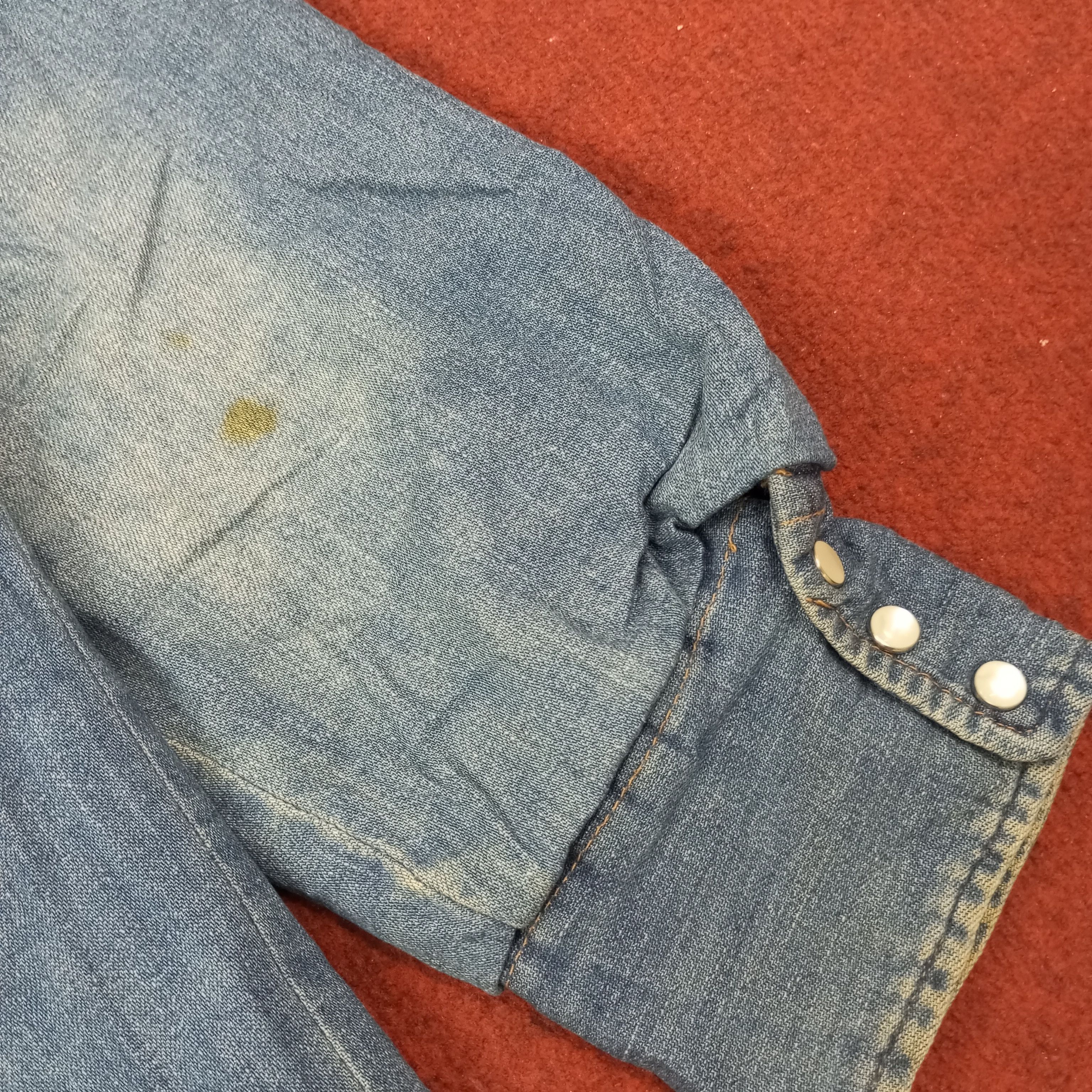 Blue Blue Japan Blue Blue Japanese Streetwear Style Shirt c249n13 Size US M / EU 48-50 / 2 - 6 Thumbnail