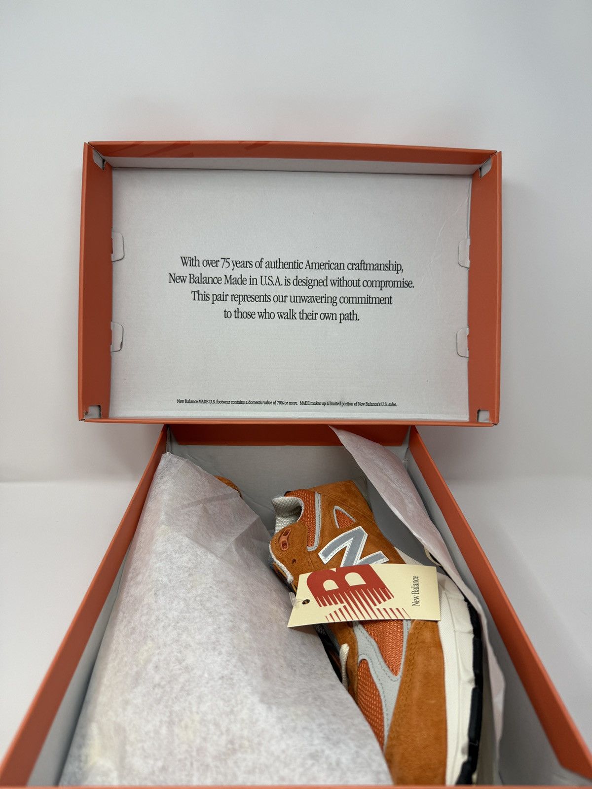 New Balance New Balance 990 v4 MiUSA Aime Leon Dore Red Clay Size 10 Size US 10 / EU 43 - 4 Thumbnail