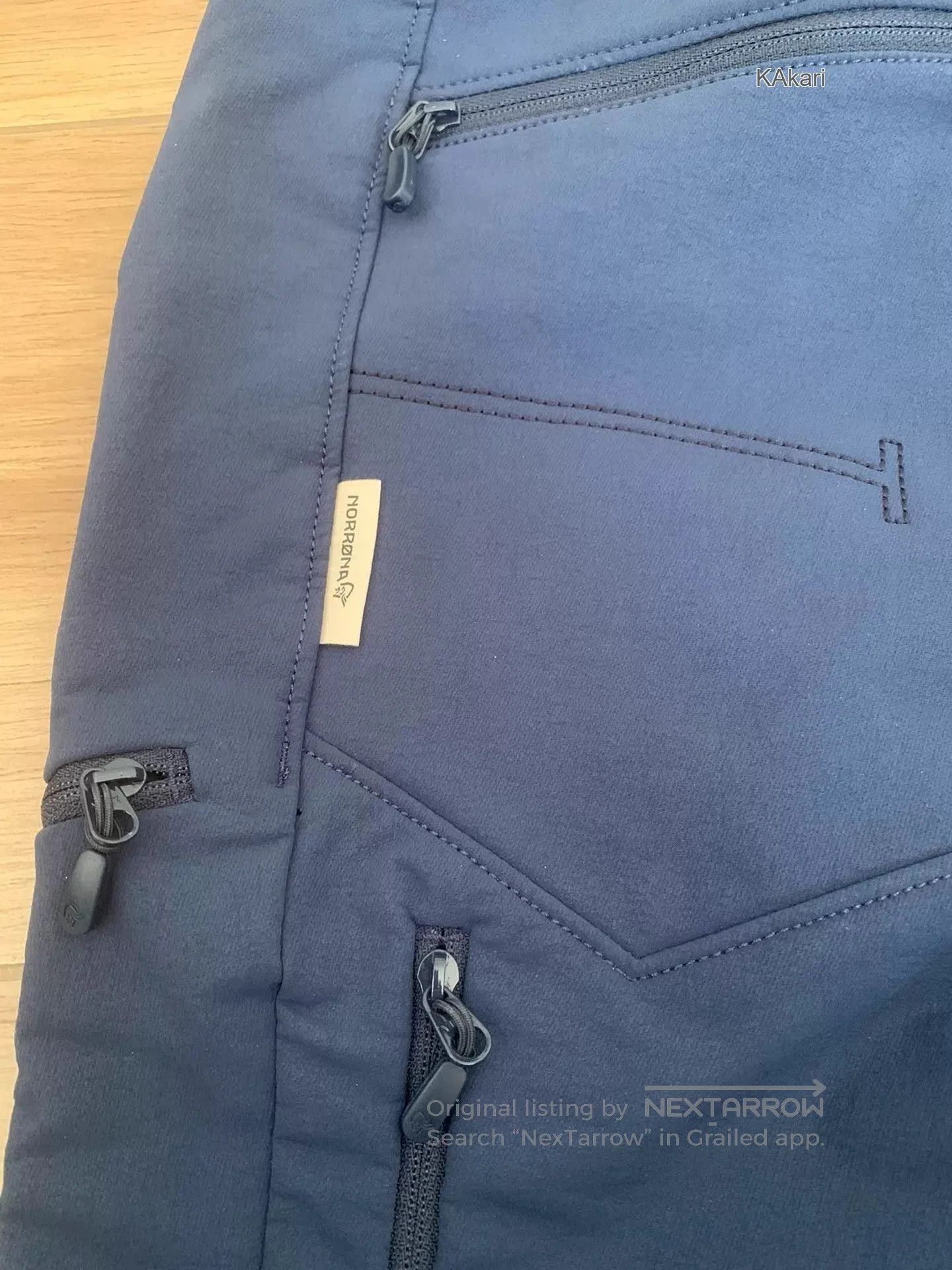 Norrona Blue Casual Pants with Zip Pockets . Size US 34 / EU 50 - 3 Thumbnail