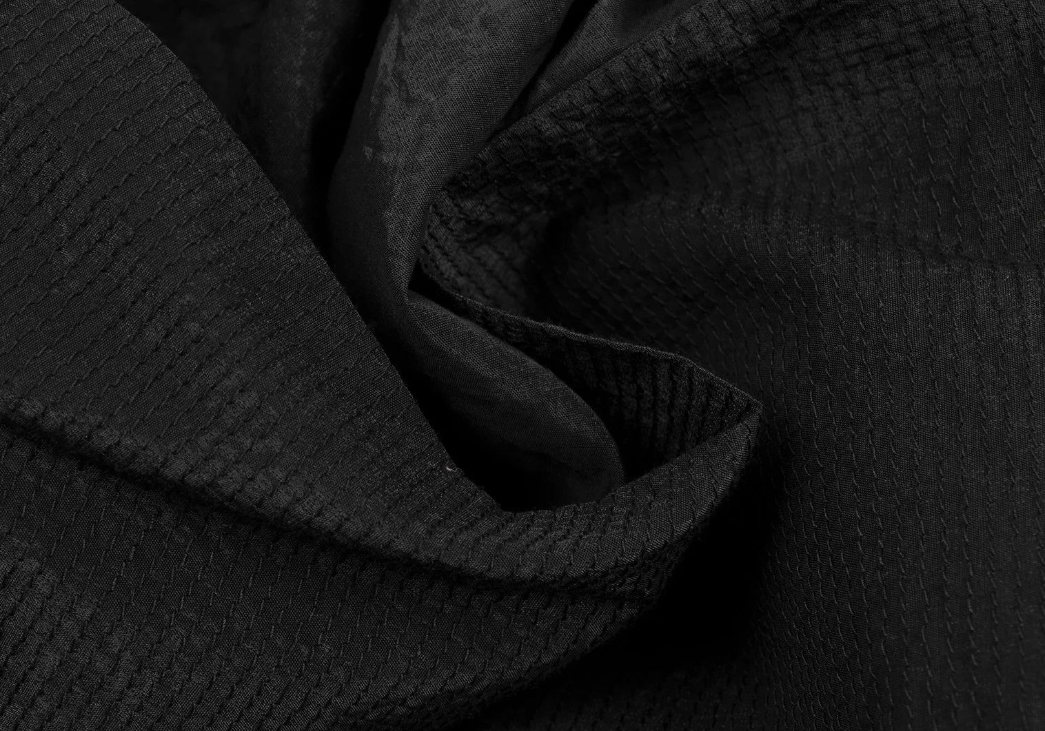 Issey Miyake Cotton Nylon Stitch Design Shirt in Black, Size L Size US L / EU 52-54 / 3 - 15 Thumbnail