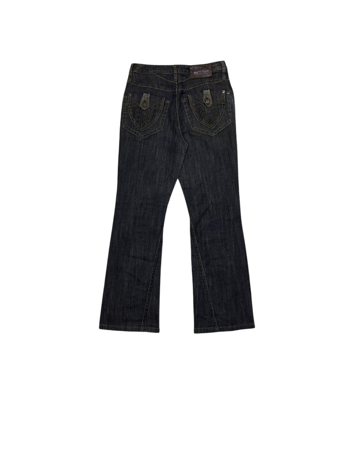 Japanese Brand × Vintage Japanese Comme Ci Comme Ca Streetwear Jeans Flared Denim Size US 28 / EU 44 - 9 Thumbnail