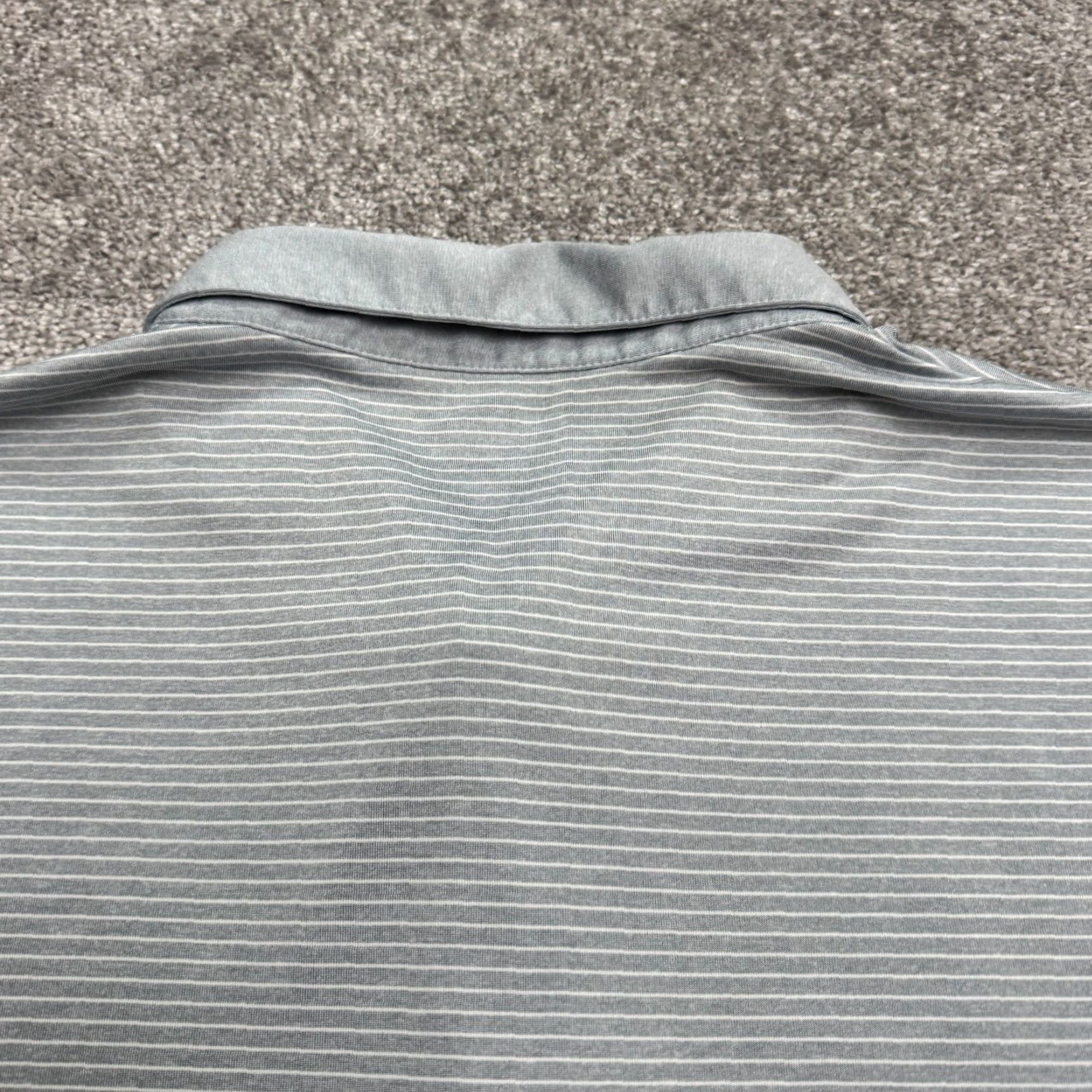 Callaway Callaway Opti-Dri Polo Shirt Men 2XL Gray Striped Performance Activewear Golf Shirt Size US XXL / EU 58 / 5 - 5 Thumbnail