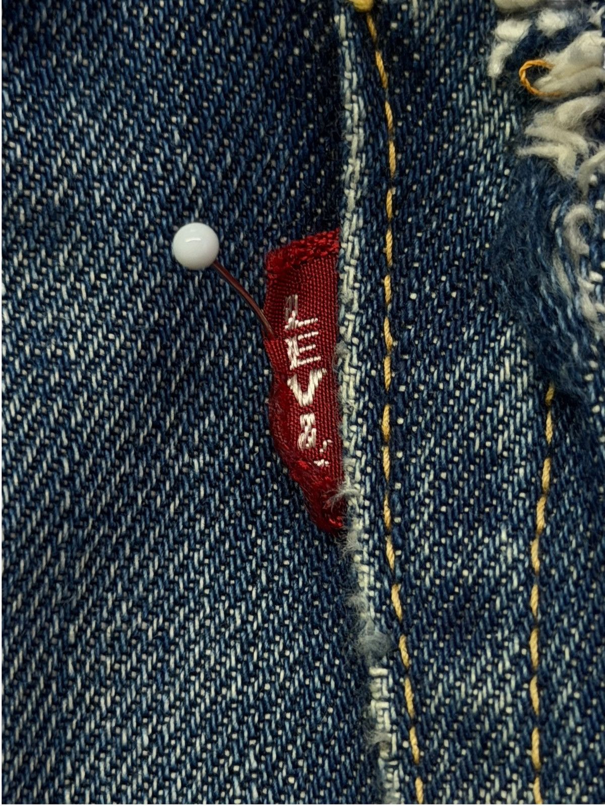 Levi's Vintage Clothing Vintage 00s Levi’s 501-XX Big E Buckle Back Selvedge Japan Size US 30 / EU 46 - 19 Thumbnail