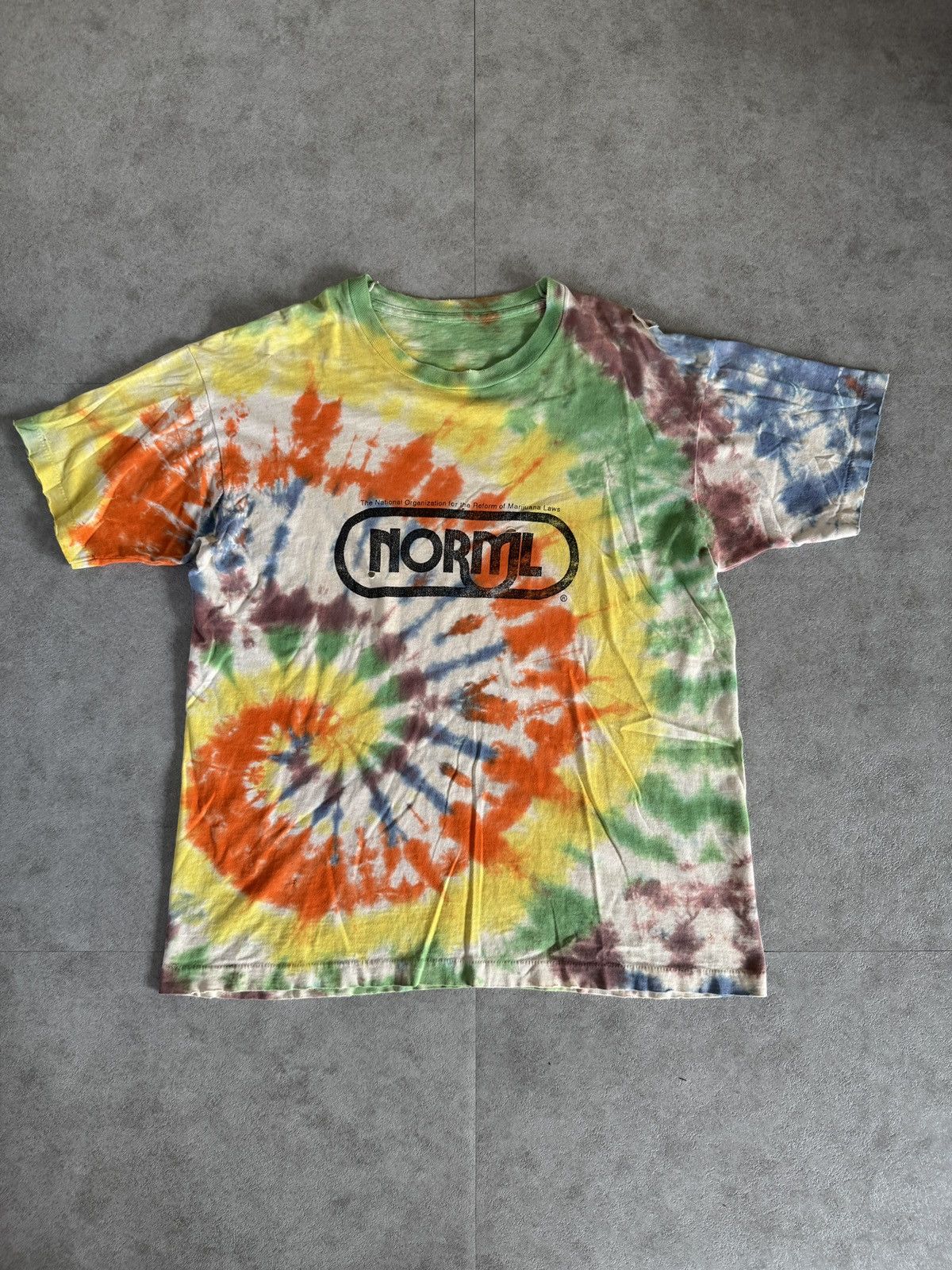 Vintage *RARE* VINTAGE 80s NORML tee Reform of Marijuana laws weed Size US XL / EU 56 / 4 - 1 Thumbnail