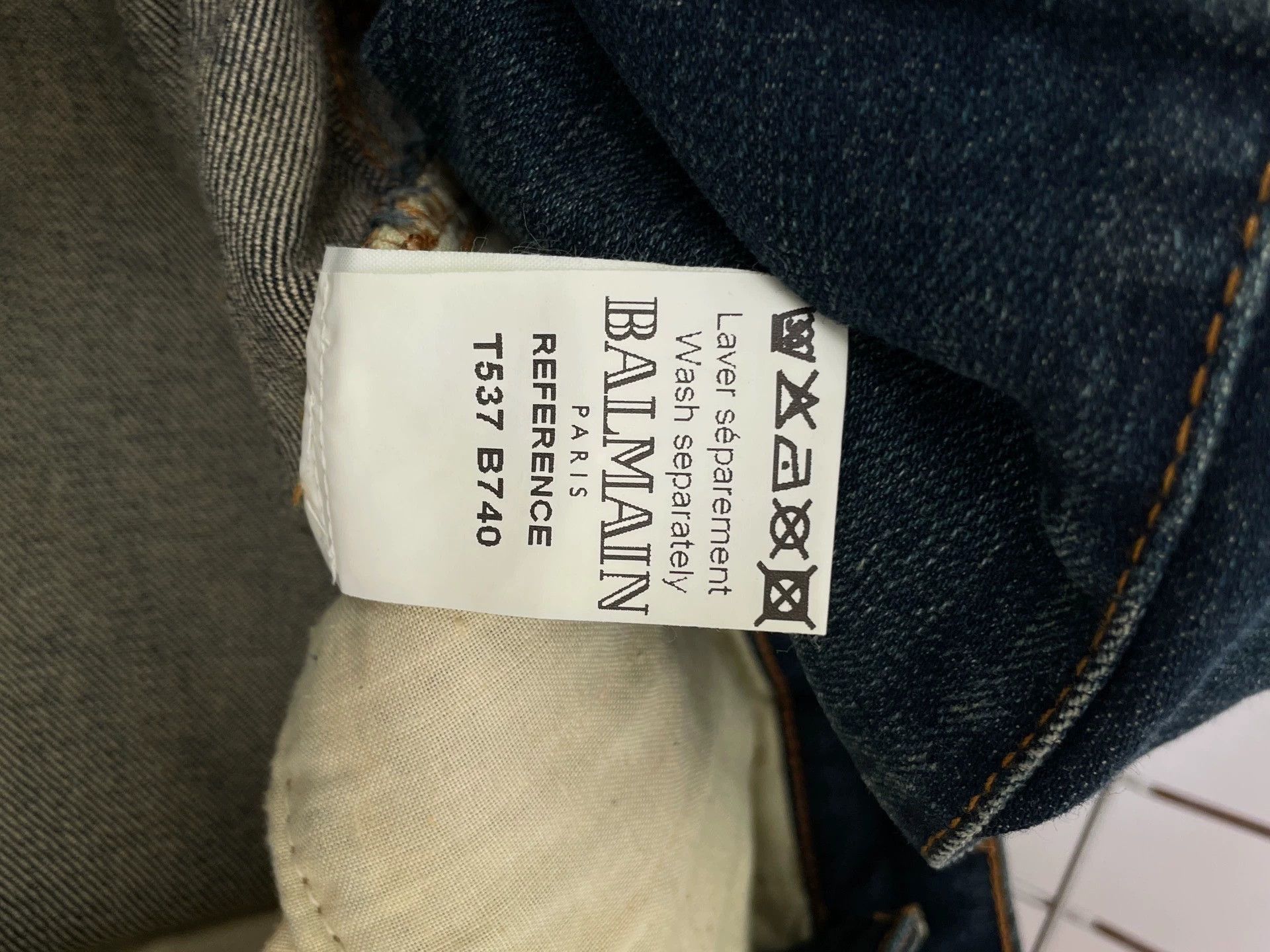 Balmain Balmain Straight Leg Jeans 30 New W/Tags Size US 30 / EU 46 - 7 Thumbnail