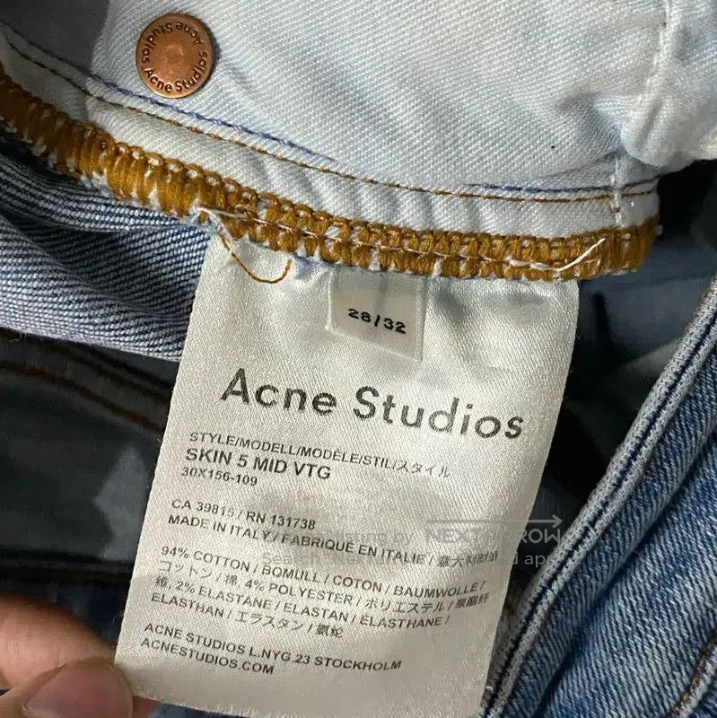 Other Acne Studios Light Blue Women's Denim Jeans. Size 28" / US 6 / IT 42 - 7 Thumbnail