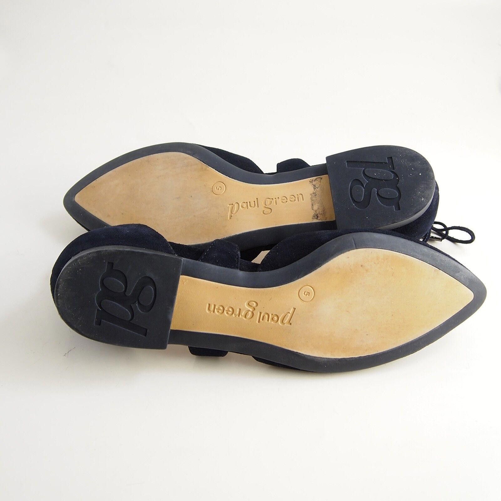 Other Paul Green Mary Jane Flats Blue Suede Womens EU 38 US 7.5 Size US 7.5 / IT 37.5 - 7 Thumbnail