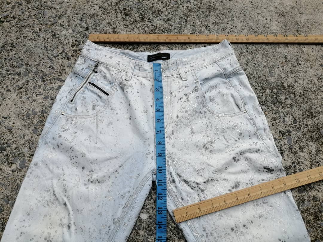 Diesel Black Gold Diesel Black Gold Painted Splash Denim Jeans Size US 28 / EU 44 - 4 Thumbnail