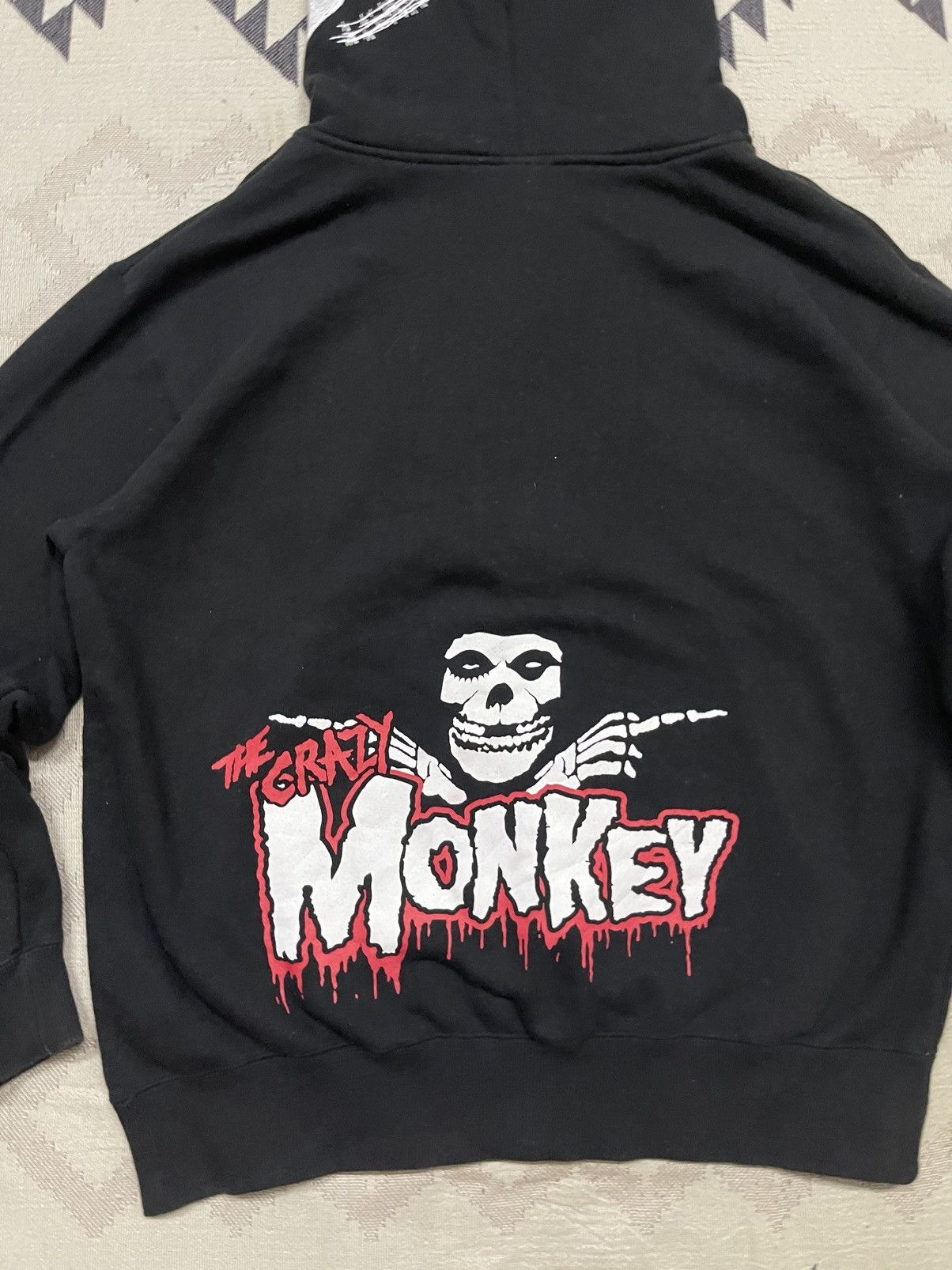 If Six Was Nine 00s IFSIXWASNINE STYLE BLACK GOTHIC SKELETON ZIP UP HOODIE Size US L / EU 52-54 / 3 - 12 Thumbnail