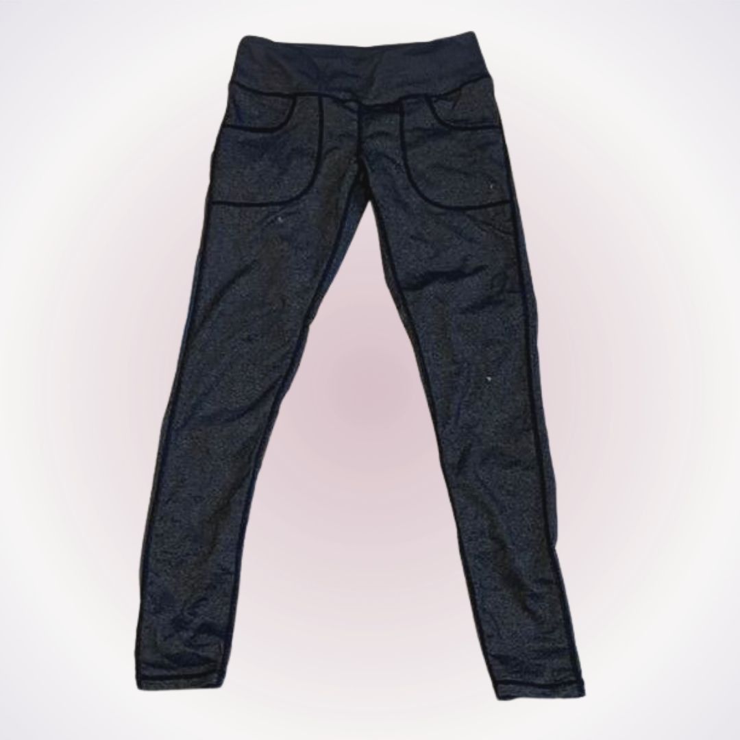 Other GWC Gray and Black Full-Length Leggings | Sz L Size 34" / US 12 / IT 48 - 1 Thumbnail