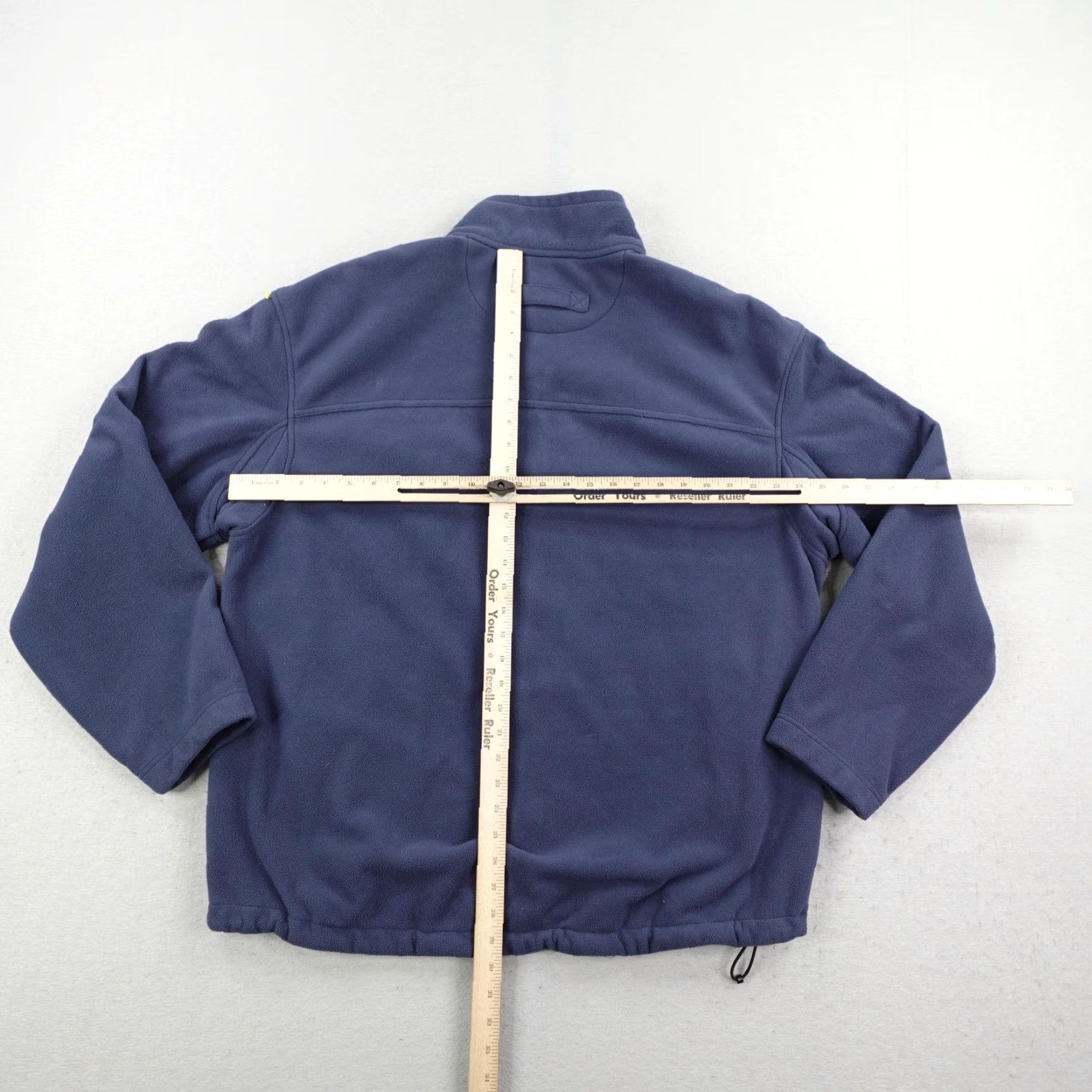 CO Duluth Jacket Mens XL Blue Fleece Full Zip Up Mock Neck Coat Outdoors Trading Co Jacket Size US XL / EU 56 / 4 - 4 Thumbnail