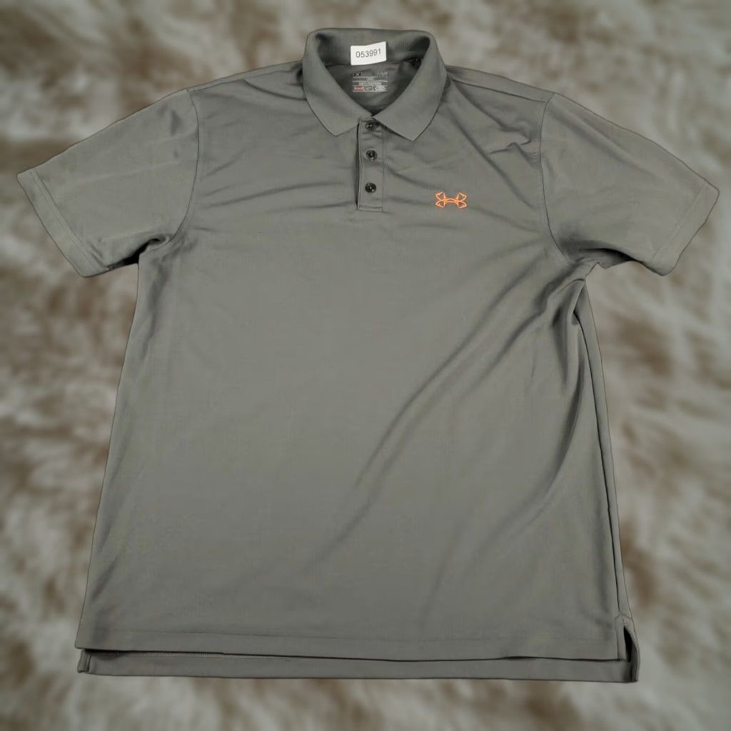 Under Armour Under Armour Polo Shirt Mens Size Large Gray Golf Casual Short Sleeve Polo Shirt Under Armour Mens Size Large Gray Golf Casual Short Sleeve Polo Shirt Size US L / EU 52-54 / 3 - 1 Thumbnail