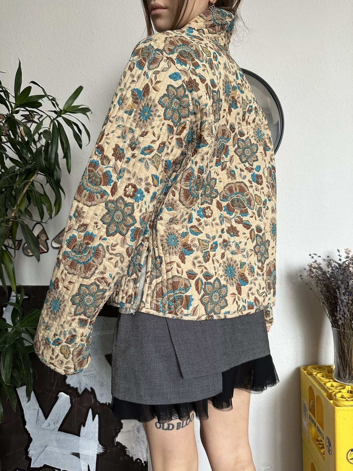 Japanese Brand × Seditionaries Reversible Quilted Asian Style 2 Side Floral Jacket Size ONE SIZE - 5 Thumbnail