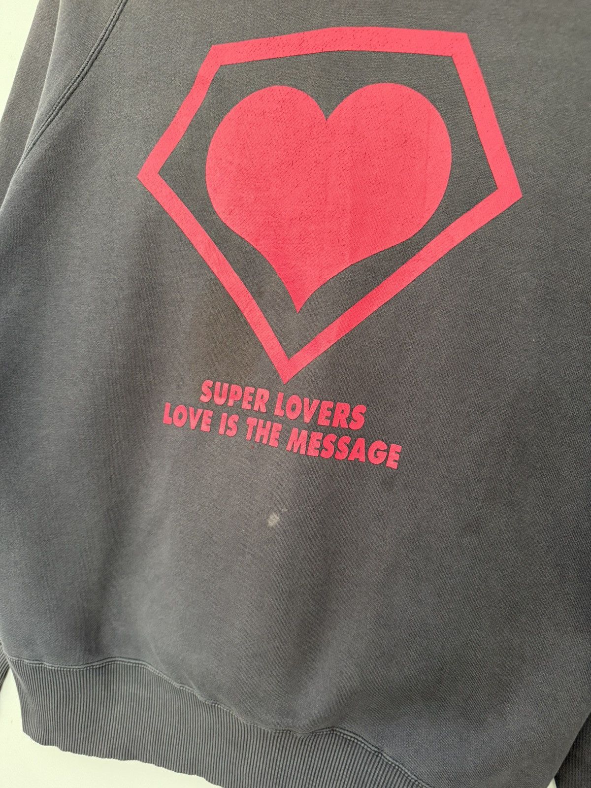 Super Lovers 🔥 Super Lovers Japanese Sunfaded iConic Logo Hoodie Size US S / EU 44-46 / 1 - 4 Thumbnail