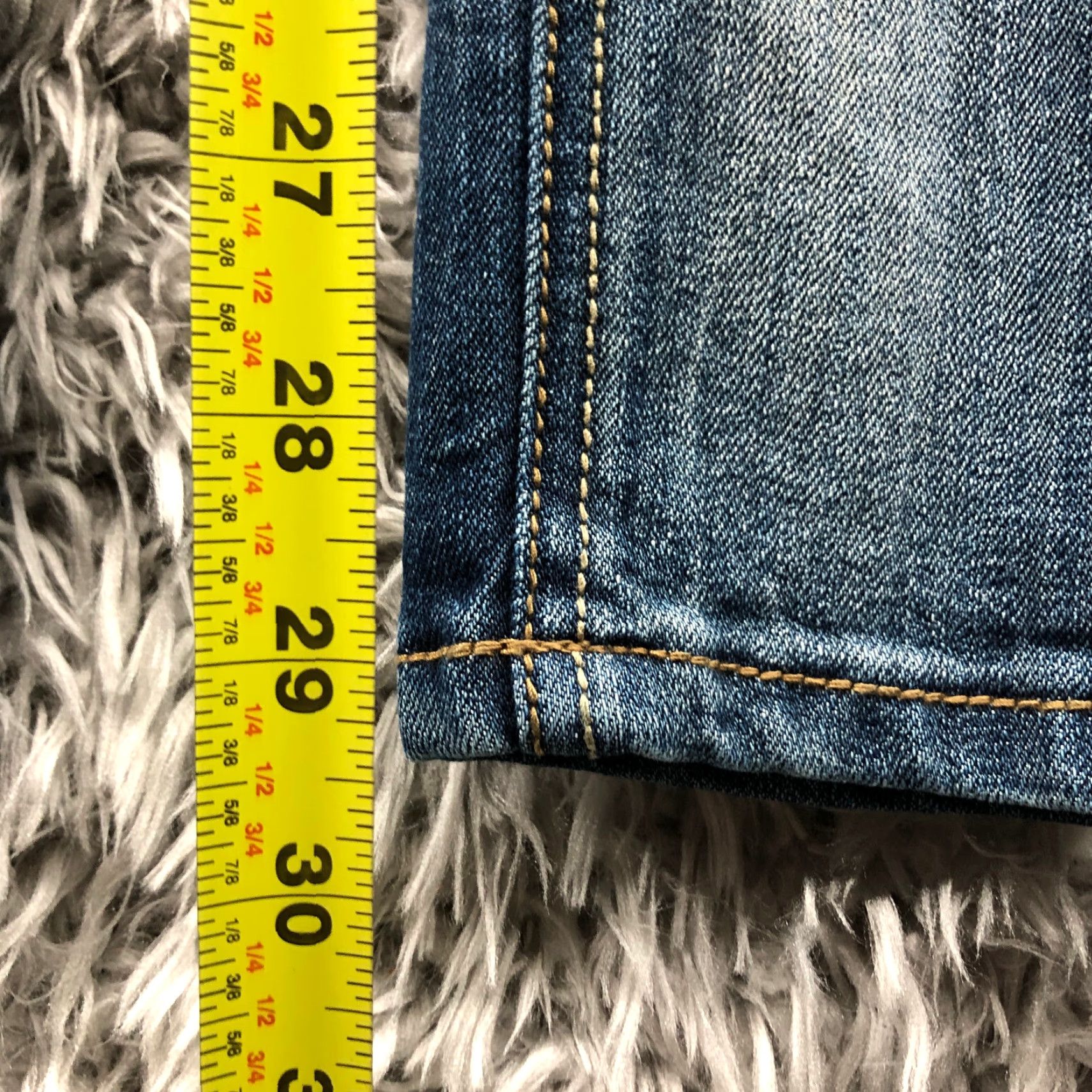 Route 66 Route 66 Skinny Jeans Size 10 Womens Mid Rise Dark Wash Blue Denim Size 32" / US 10 / IT 46 - 3 Thumbnail