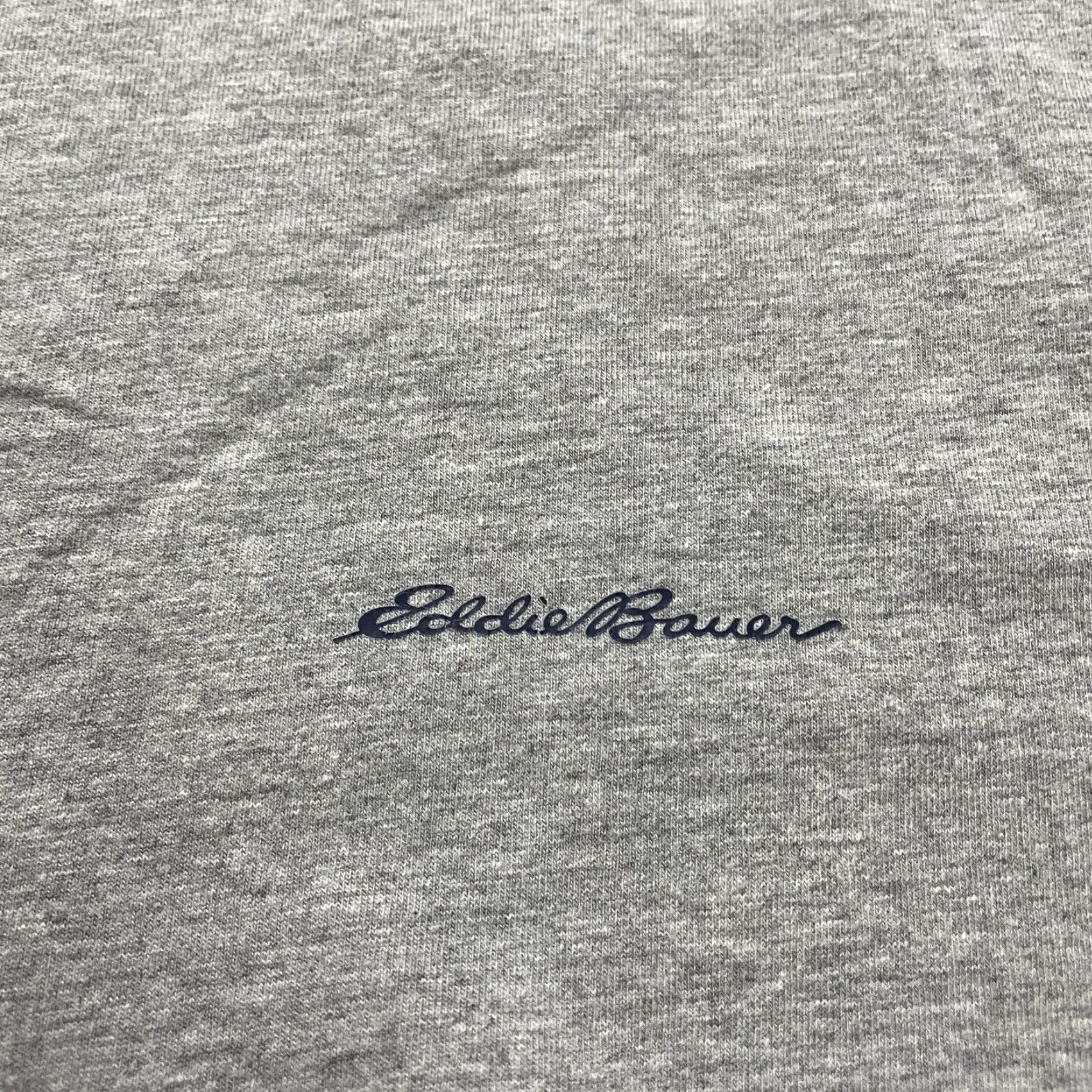 Eddie Bauer Eddie Bauer T-Shirt Mens 4XL Gray Solid Crew Neck Short Sleeve Casual Tee Size US XXL / EU 58 / 5 - 4 Thumbnail