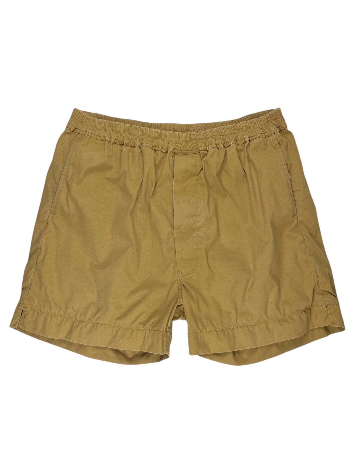 Pre-owned Rick Owens Ss16  Cyclops Runway Mainline Boxer Shorts In Brown