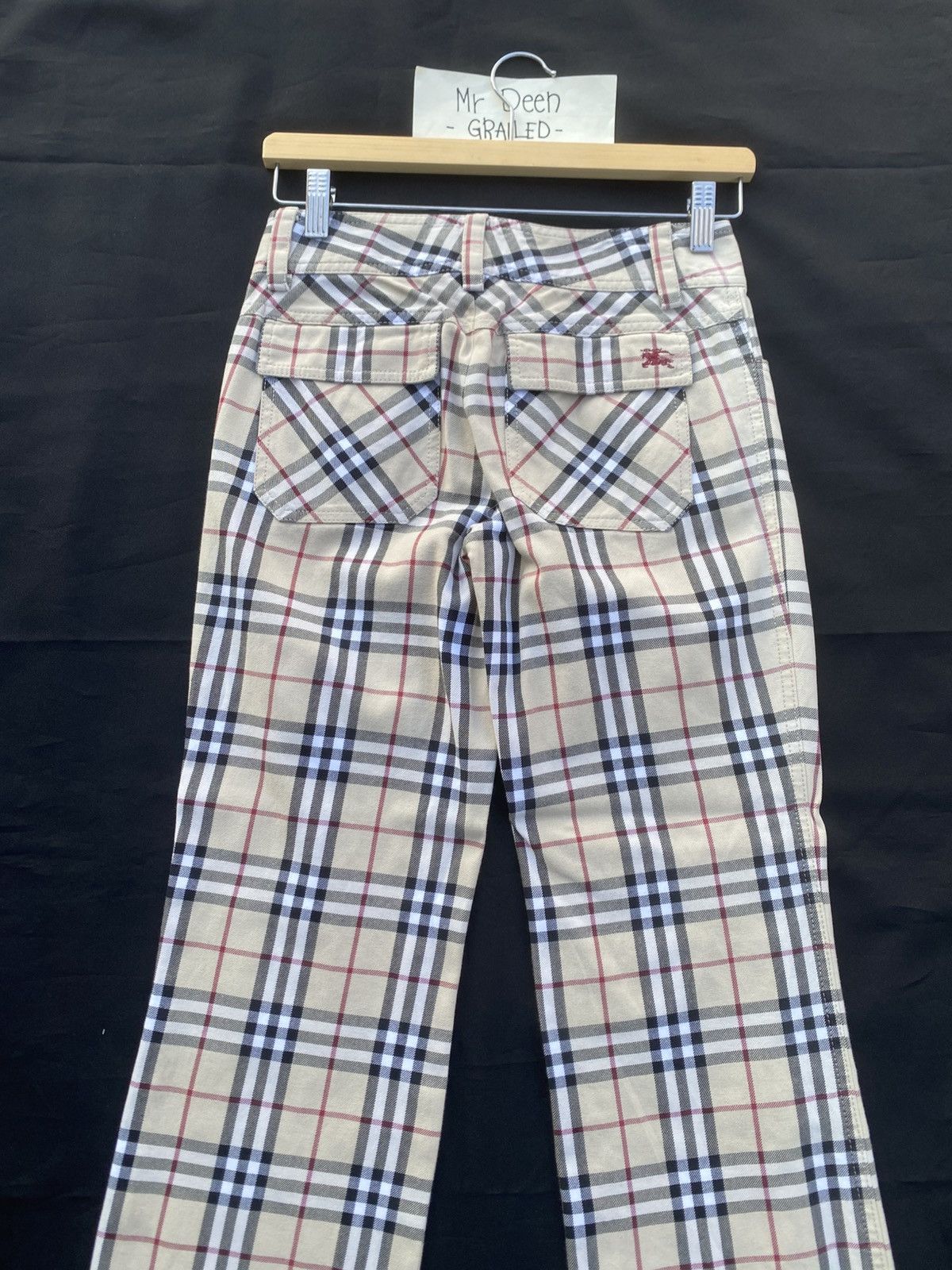Burberry Rare Burberry Brown Checkered Casual Pants Size US 27 - 20 Thumbnail