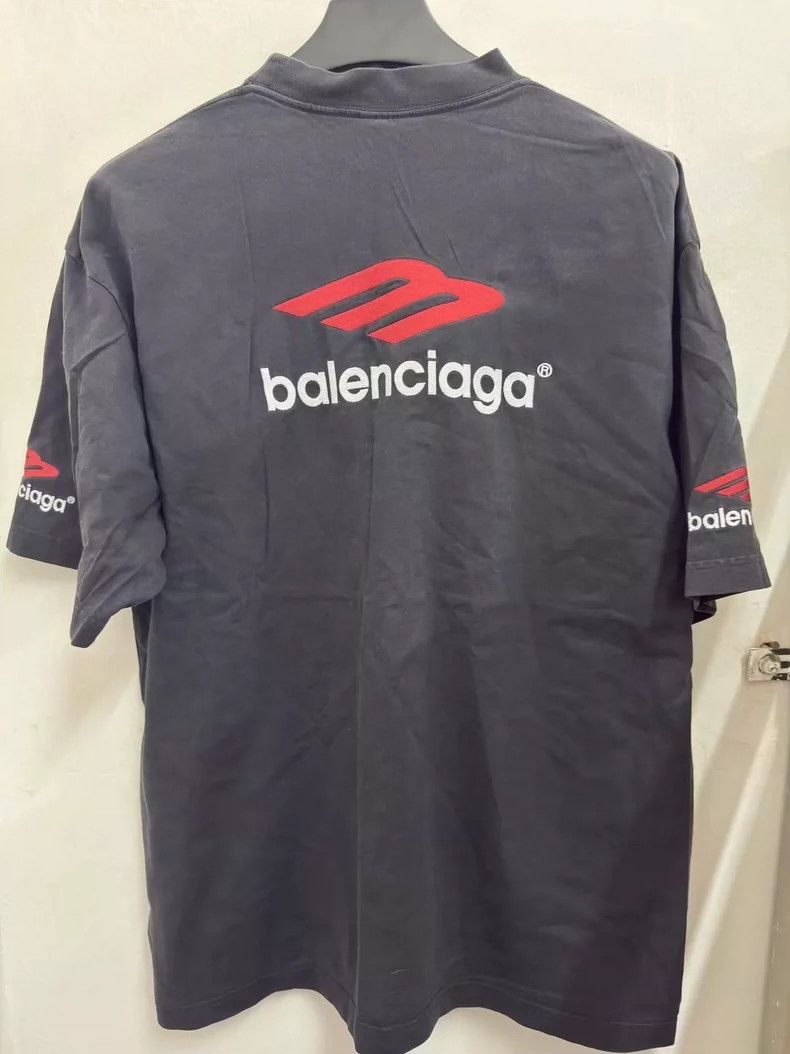 Balenciaga Balenciaga Embroidered Short Sleeve TShirt-2506 Size US M / EU 48-50 / 2 - 2 Thumbnail