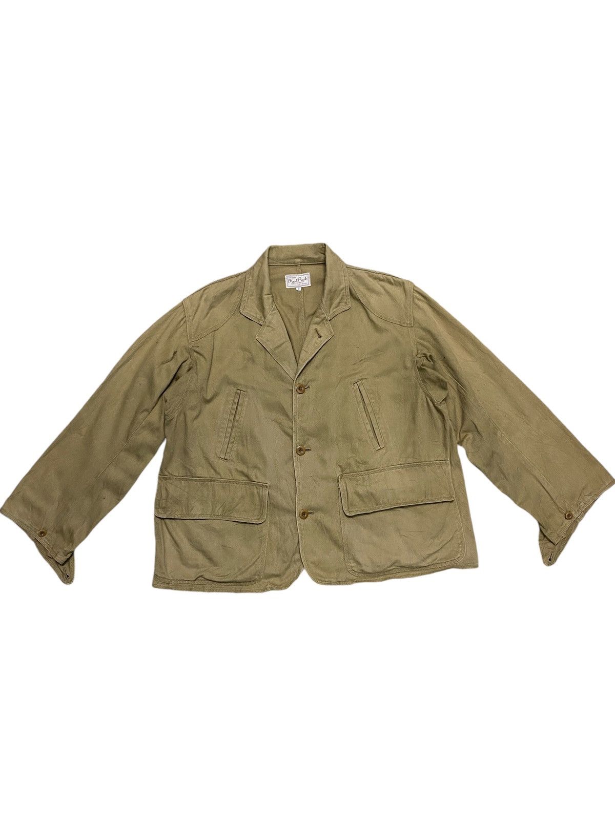 Japanese Brand × Takeo Kikuchi × Vintage Vintage maul ruck takeo kikuchi & his studio chore jacket Size US L / EU 52-54 / 3 - 2 Thumbnail