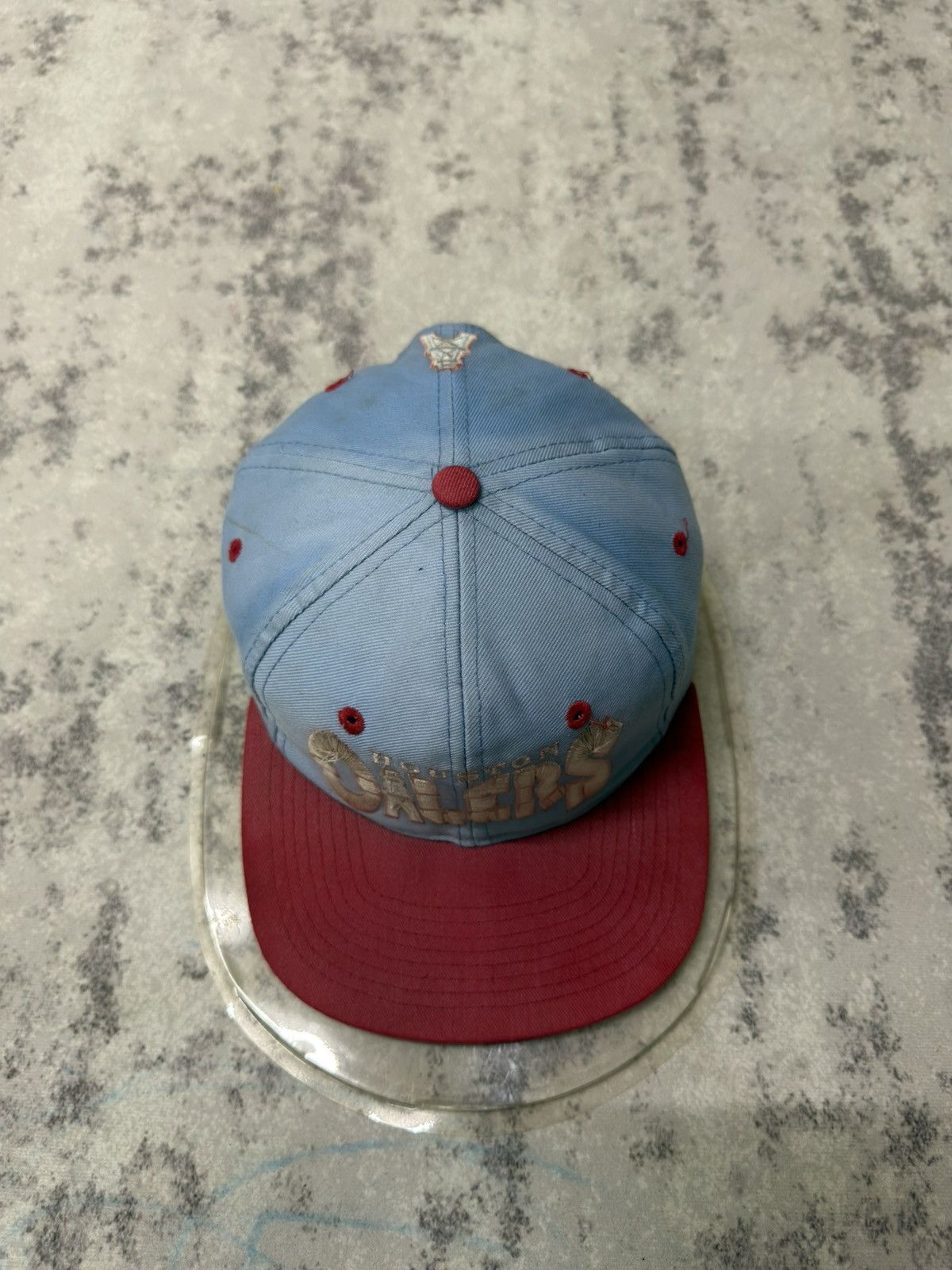MLB Sun faded🔥🔥Vintage Houston Oilers Snapback Cap Size ONE SIZE - 5 Thumbnail