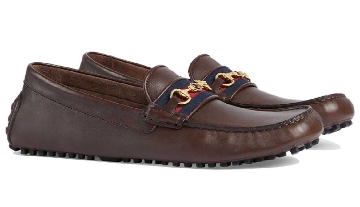 Gucci Gucci Horsebit Detail Leather Loafer Moccasin Leather Size US 7 / EU 40 - 1 Thumbnail