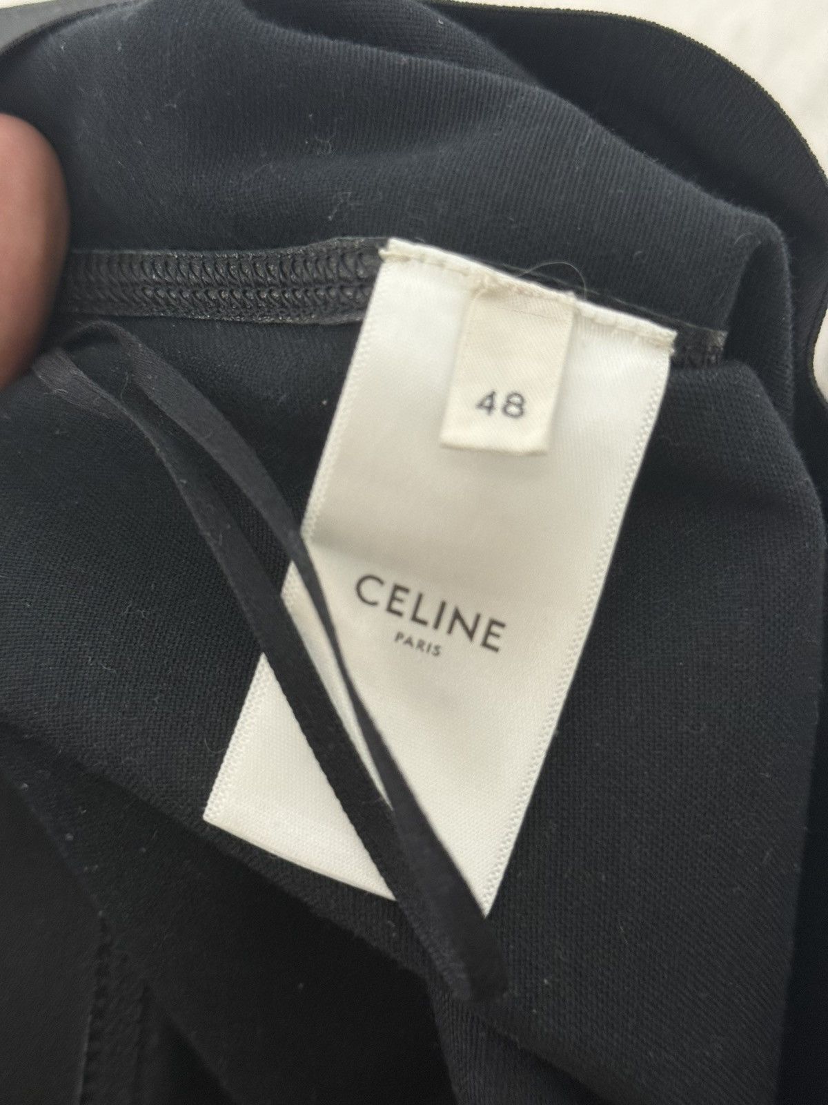 Celine F/W21 Teen Knight Poem Leather Legging Size US 31 - 8 Thumbnail