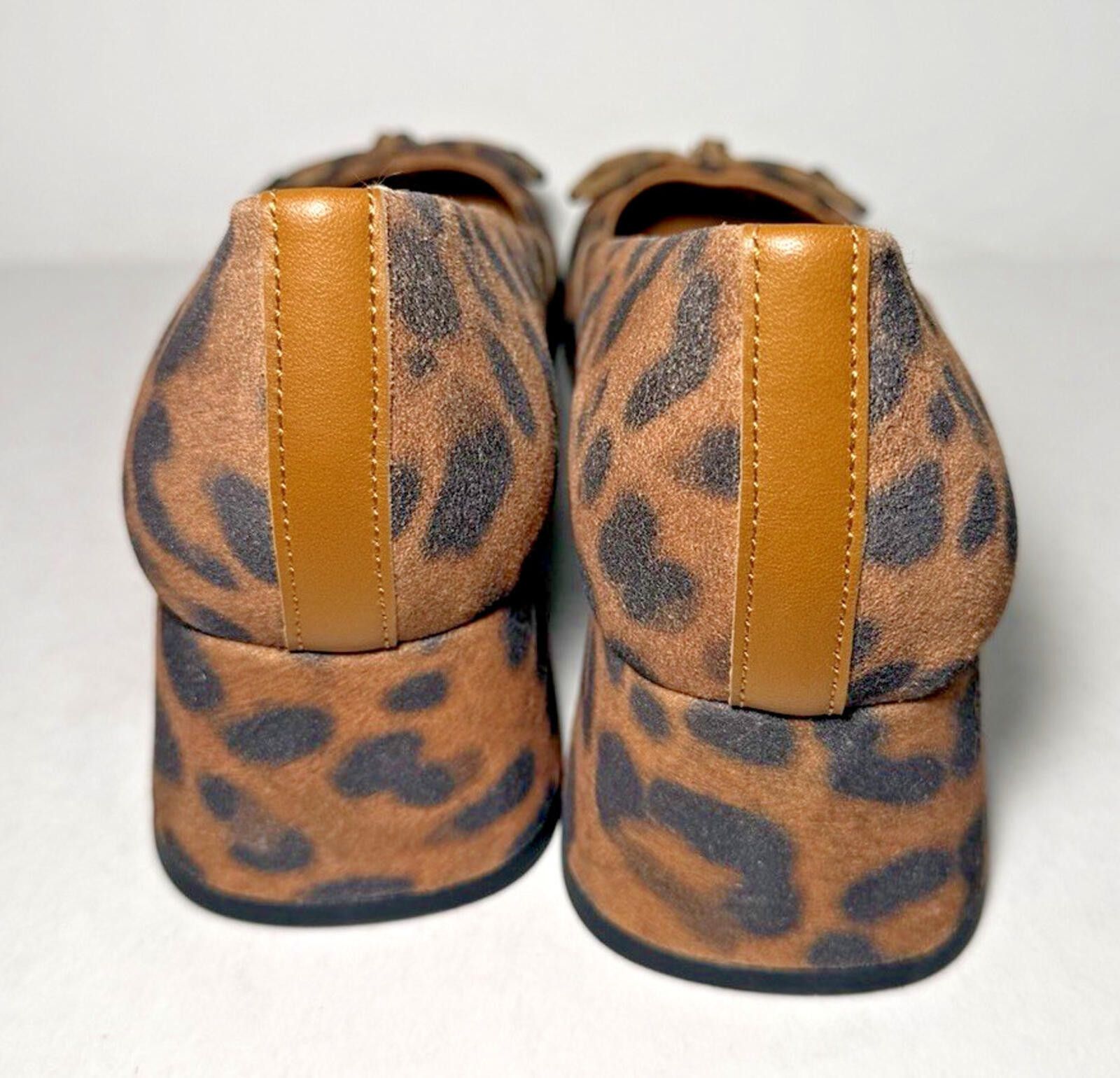 Other GENTLE SOULS KENNETH COLE Lancine Suede Leopard Bow Heel Size US 9.5 / IT 39.5 - 4 Thumbnail