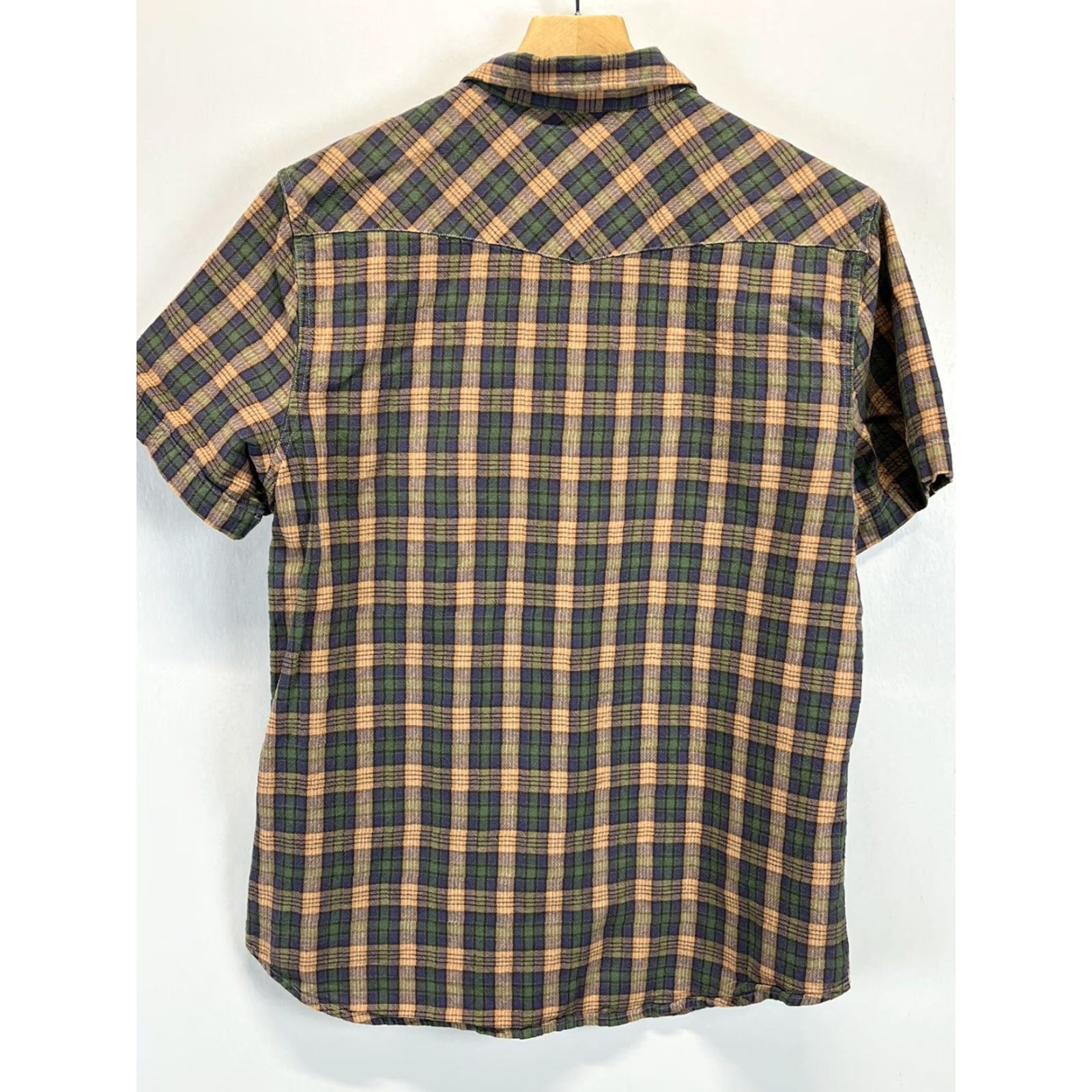 Ralph Lauren Ralph Lauren Denim and Supply Plaid Shirt Mens M GUC Pearl Snaps Western Multicolor Denim Button-Up Short Sleeve Snap Size US M / EU 48-50 / 2 - 2 Thumbnail