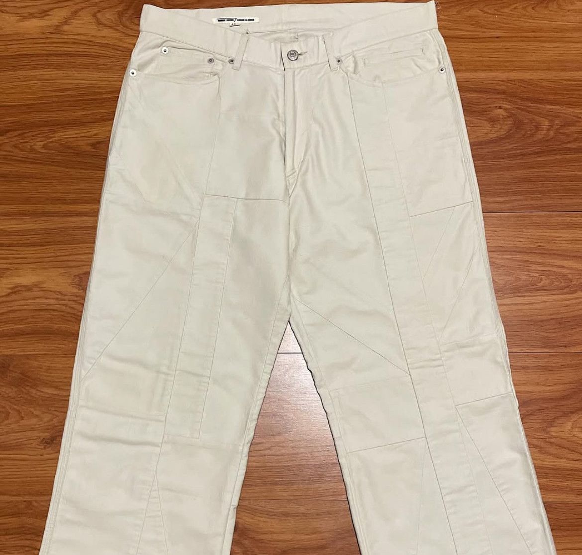 Issey Miyake 2000s Maiden Voyage x Cabane De Zucca Patchwork Pants Size US 34 / EU 50 - 3 Thumbnail