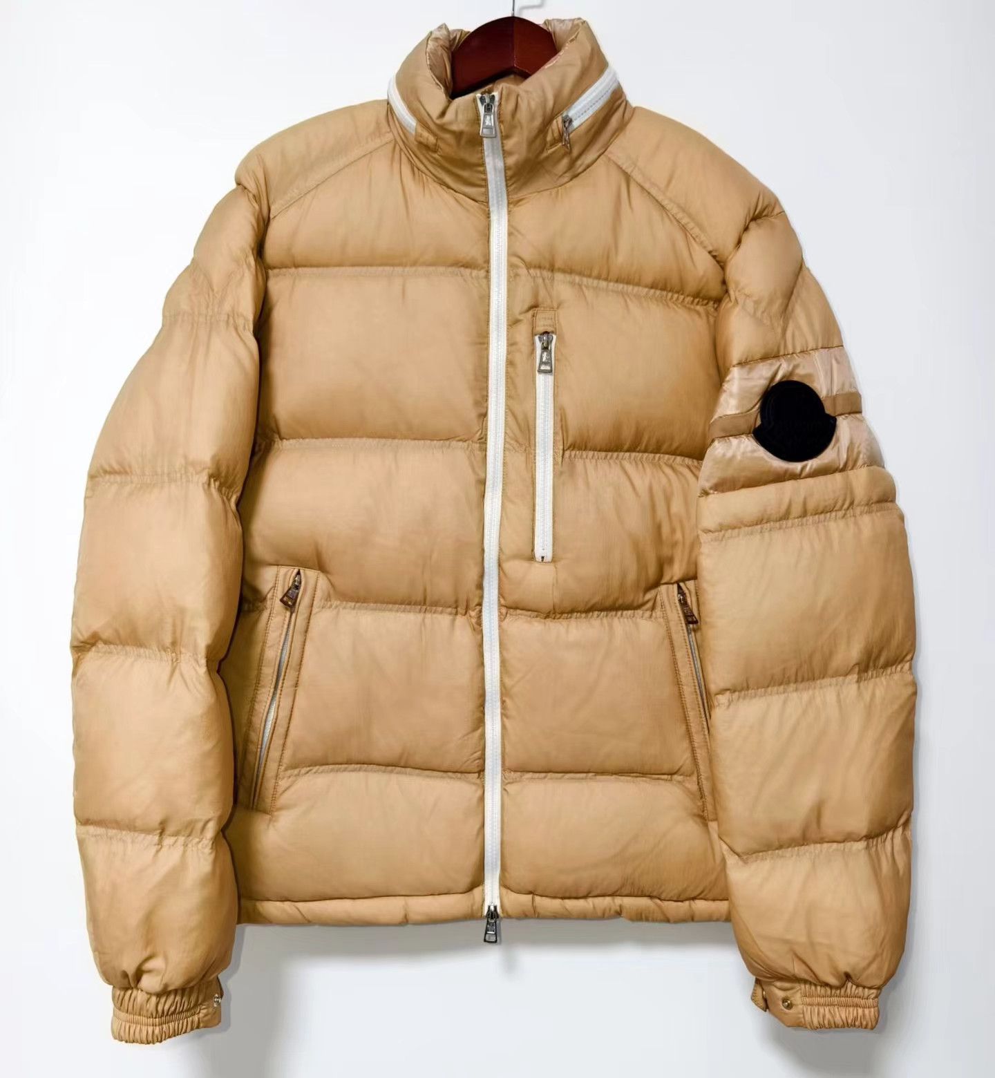 Moncler Moncler champagne epaulet down jacket Size US L / EU 52-54 / 3 - 4 Thumbnail