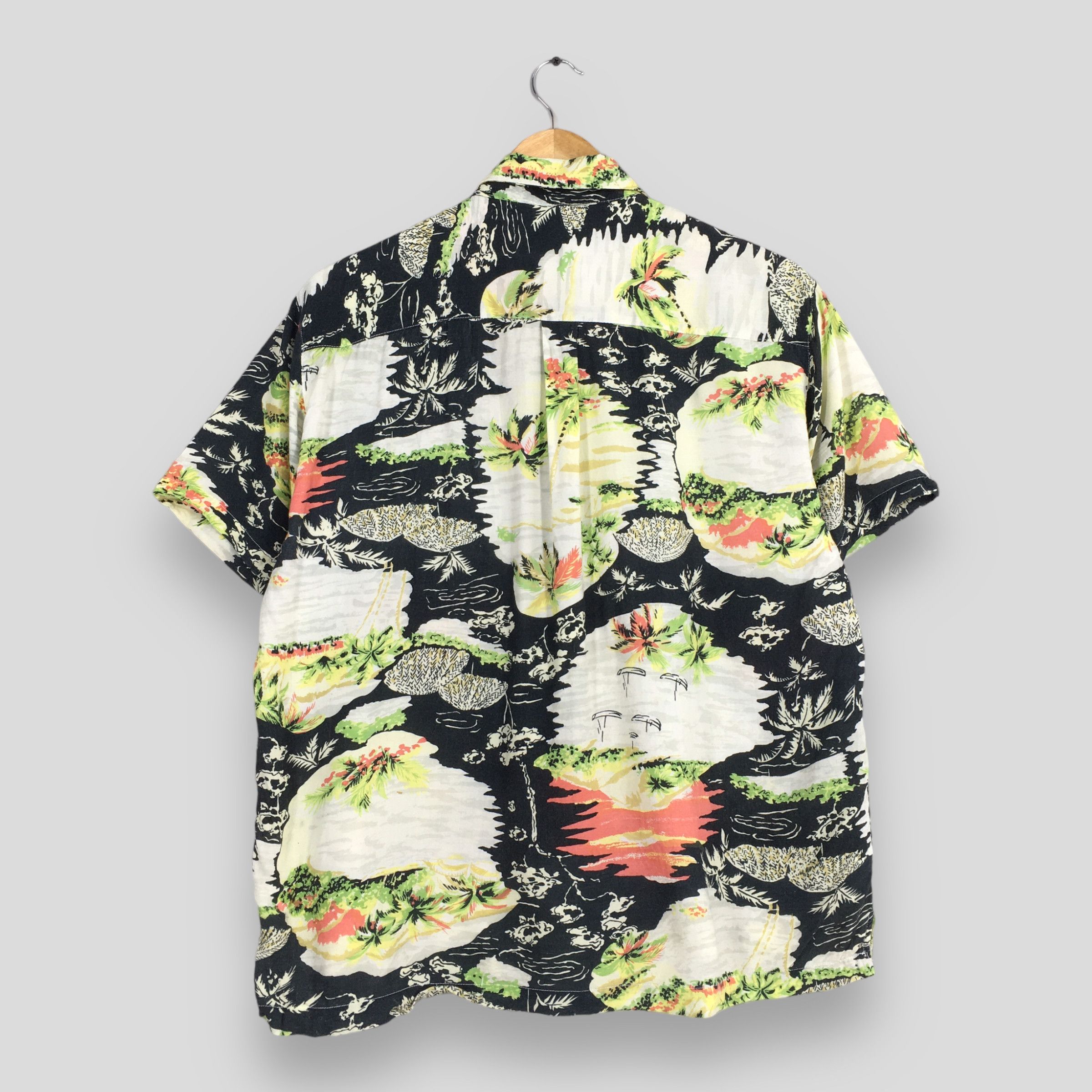 Other Vintage Hawaiian Coconut Tree Beach View Shirt Medium Size US M / EU 48-50 / 2 - 7 Thumbnail