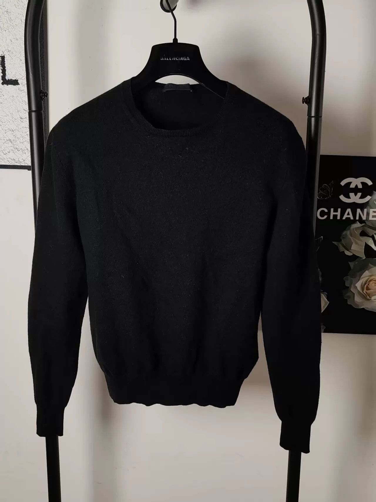 Prada Prada Black Knit Sweater Genuine Item Size US M / EU 48-50 / 2 - 1 Thumbnail