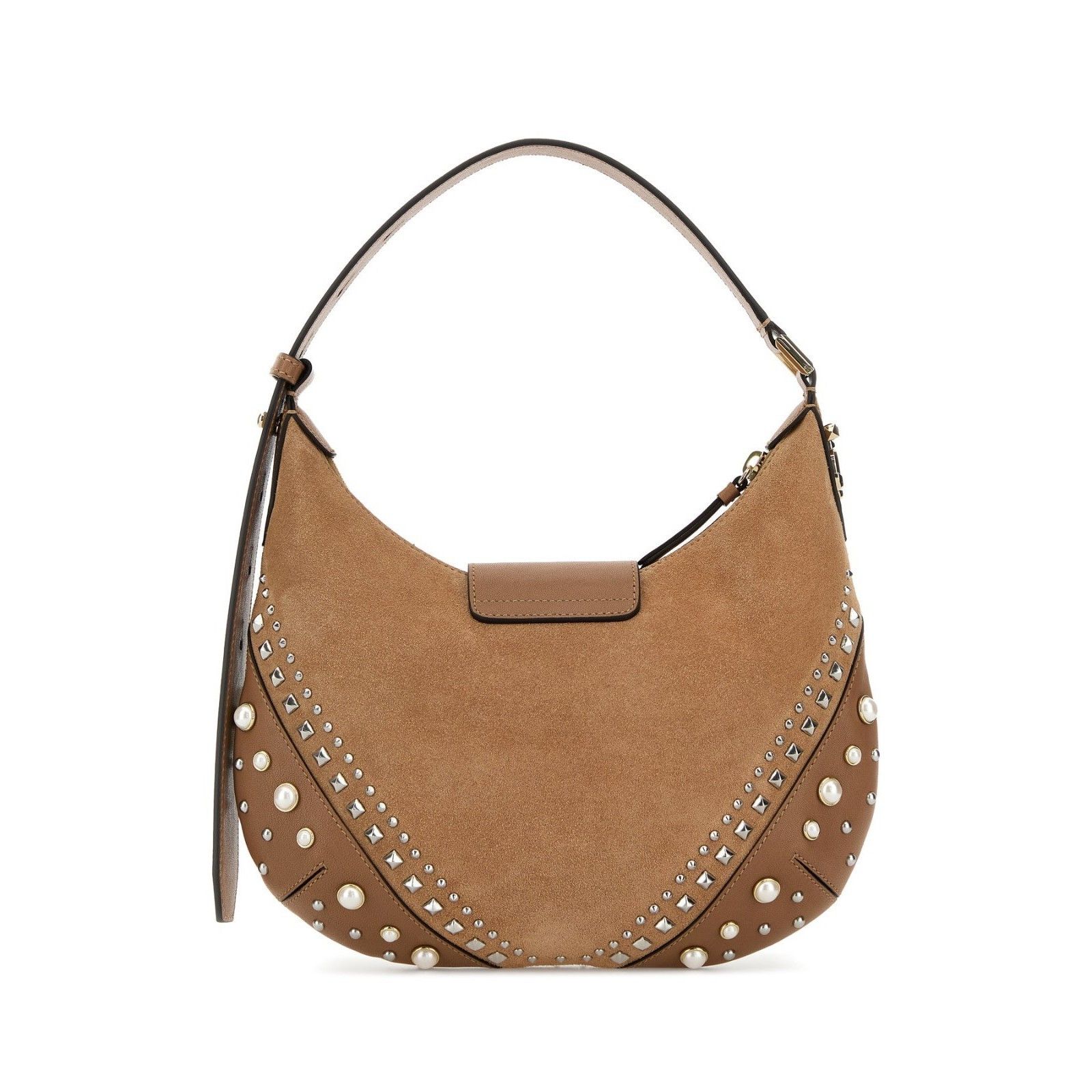 Jimmy Choo JIMMY CHOO Bar Hobo Brown Suede Shoulder Bag New Size ONE SIZE - 3 Thumbnail