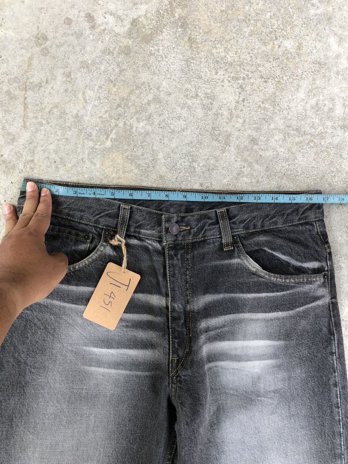 Levi's Flared Levis 507 Bootcut Distressed Jeans Size US 33 - 21 Thumbnail