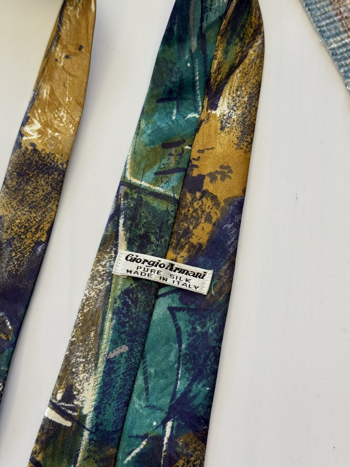 Giorgio Armani Archive 80-90s Giorgio Armani Pure Silk Ties Size ONE SIZE - 2 Thumbnail