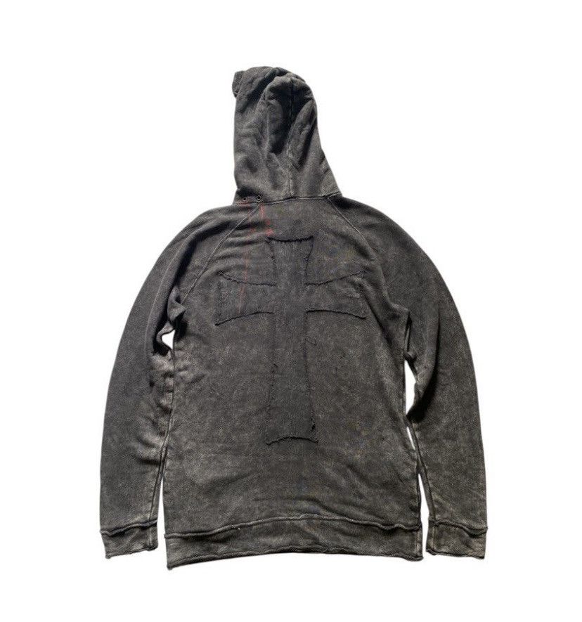 PPFM Vintage PPFM BISTRITA DRACULA BITE distressed cross hoodie Size US M / EU 48-50 / 2 - 2 Thumbnail