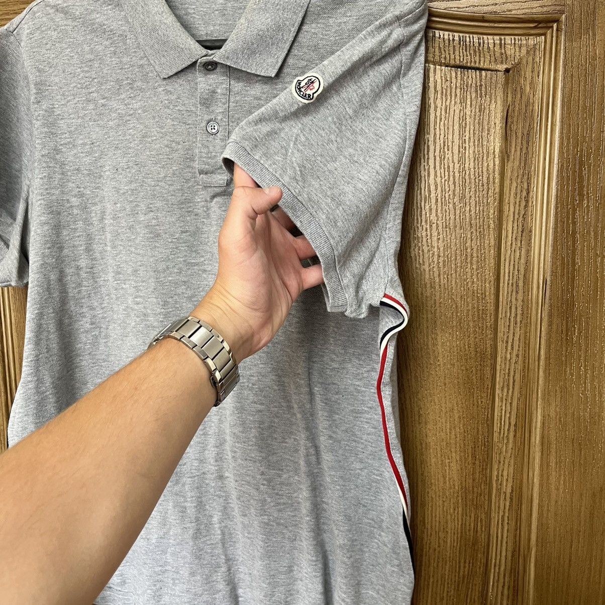 Moncler Moncler Polo T-Shirt Size US L / EU 52-54 / 3 - 7 Thumbnail