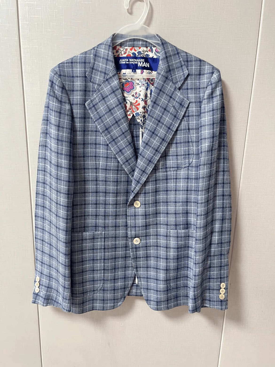 Junya Watanabe Junya Watanabe Back Print Plaid Jacket-2508 Size US S / EU 44-46 / 1 - 3 Thumbnail