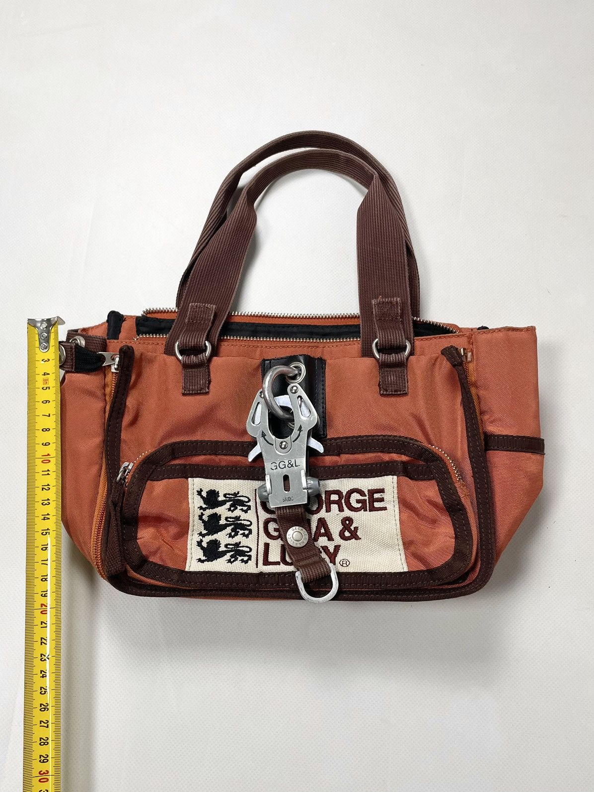 Japanese Brand George Gina & Lucy Vintage Orange Alyx Carabiner Bag GGL Size ONE SIZE - 11 Thumbnail