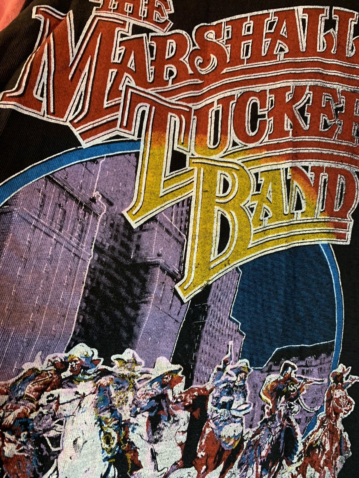 Band Tees × Vintage *RARE* Vintage 1970’s Marshall Tucker Band Tour Raglan Shirt Size US L / EU 52-54 / 3 - 6 Thumbnail