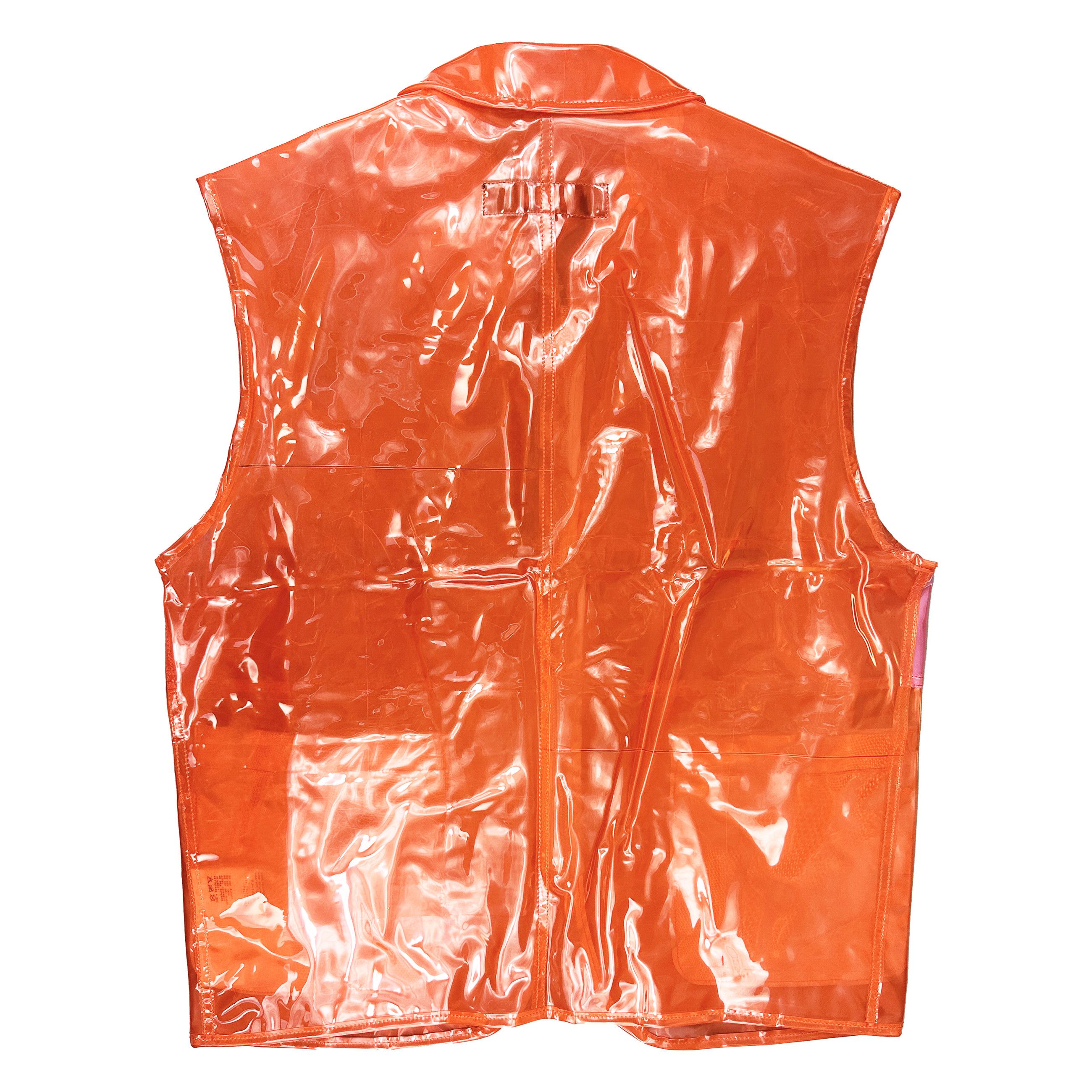 Comme des Garcons Homme Plus AD1992 Fluorescent PVC Vest Size US L / EU 52-54 / 3 - 2 Thumbnail