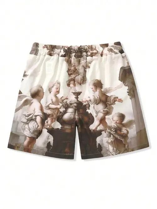 Japanese Brand Graphic Y2k Shorts DRIP summer Size US 36 / EU 52 - 4 Thumbnail