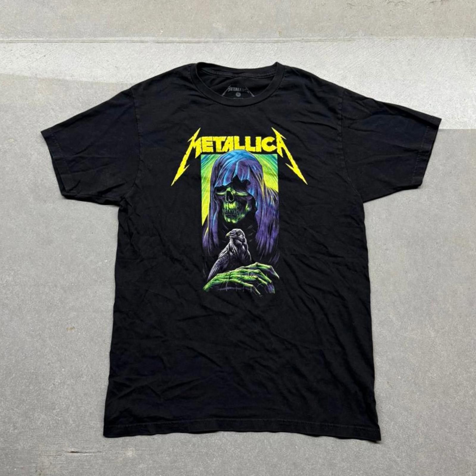 Other Metallica Grim Reaper and Crow Hard Metal Band T-Shirt Size US M / EU 48-50 / 2 - 1 Thumbnail