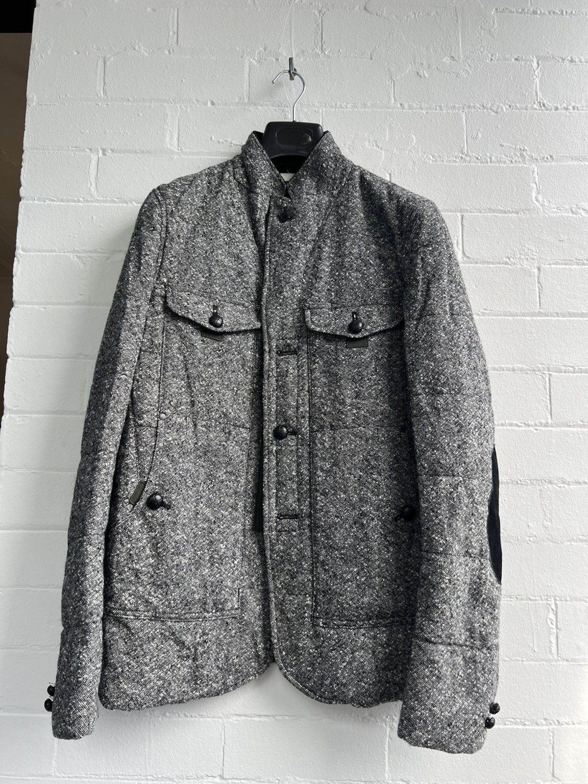 Junya Watanabe Junya watanabe black white grey padded tweed jkt Size US M / EU 48-50 / 2 - 1 Thumbnail