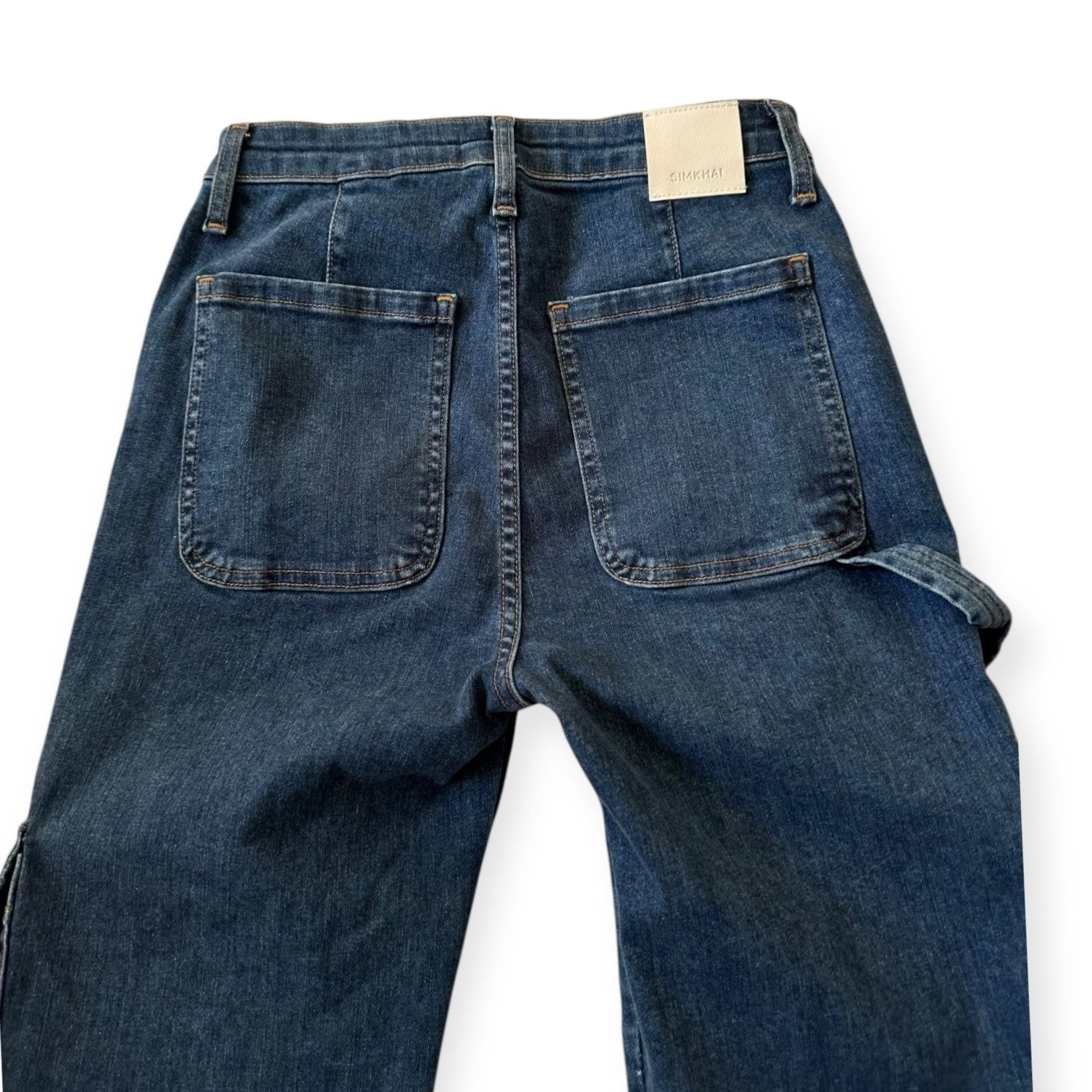 Simkhai Simkhai Blue Damen Farbe Denim Cotton Jeans, Size 26, New wi Size 25" / US 0 / IT 36 - 10 Thumbnail