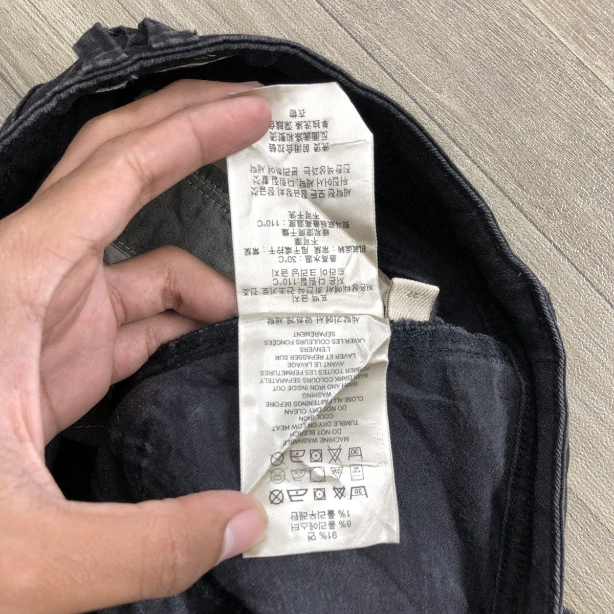 Burberry × Designer × Vintage 2000s Burberry Brit Cargo Bondage Bikers Jeans Skinny Size US 32 / EU 48 - 15 Thumbnail