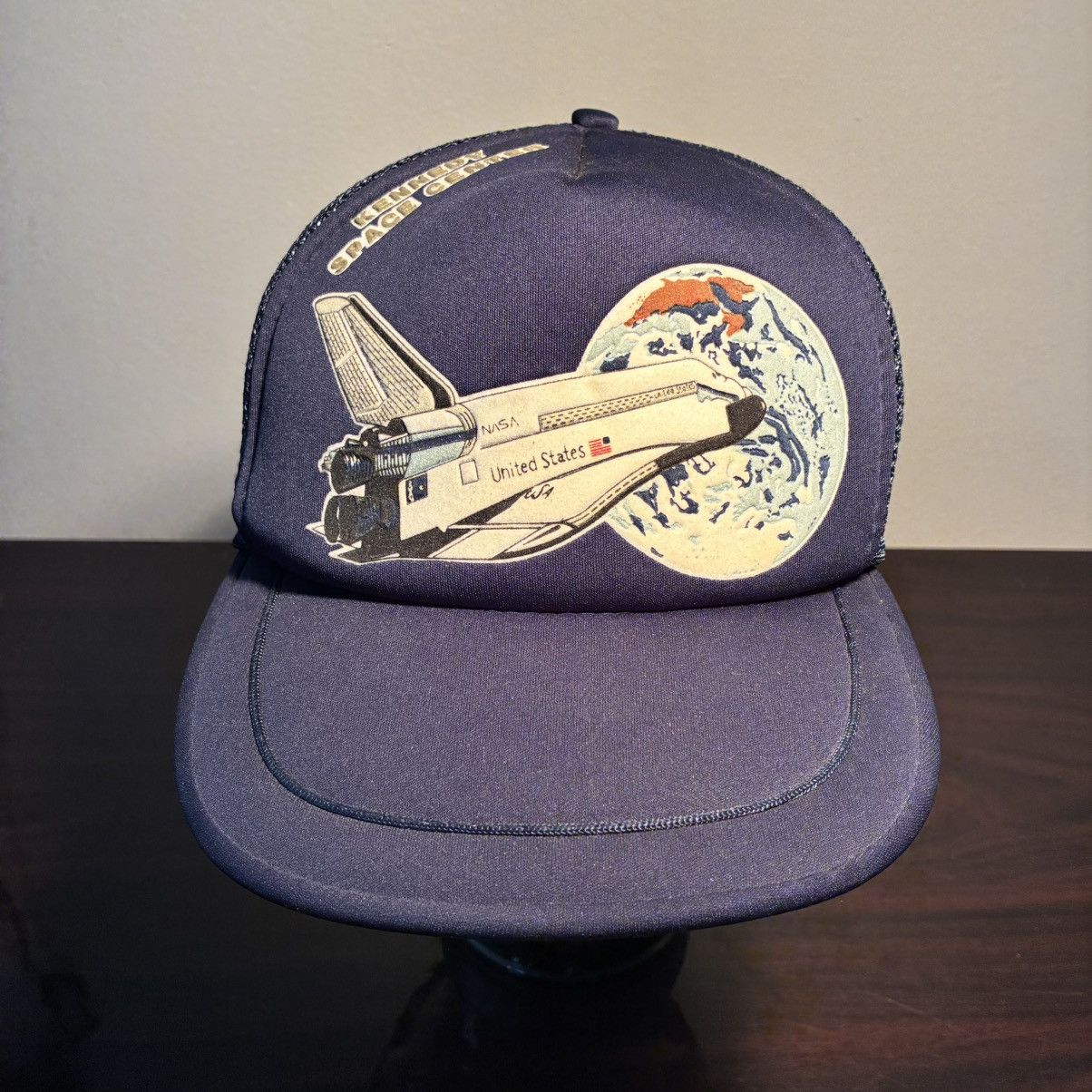 NASA 80s NASA Kennedy Space Center trucker hat Size ONE SIZE - 1 Thumbnail