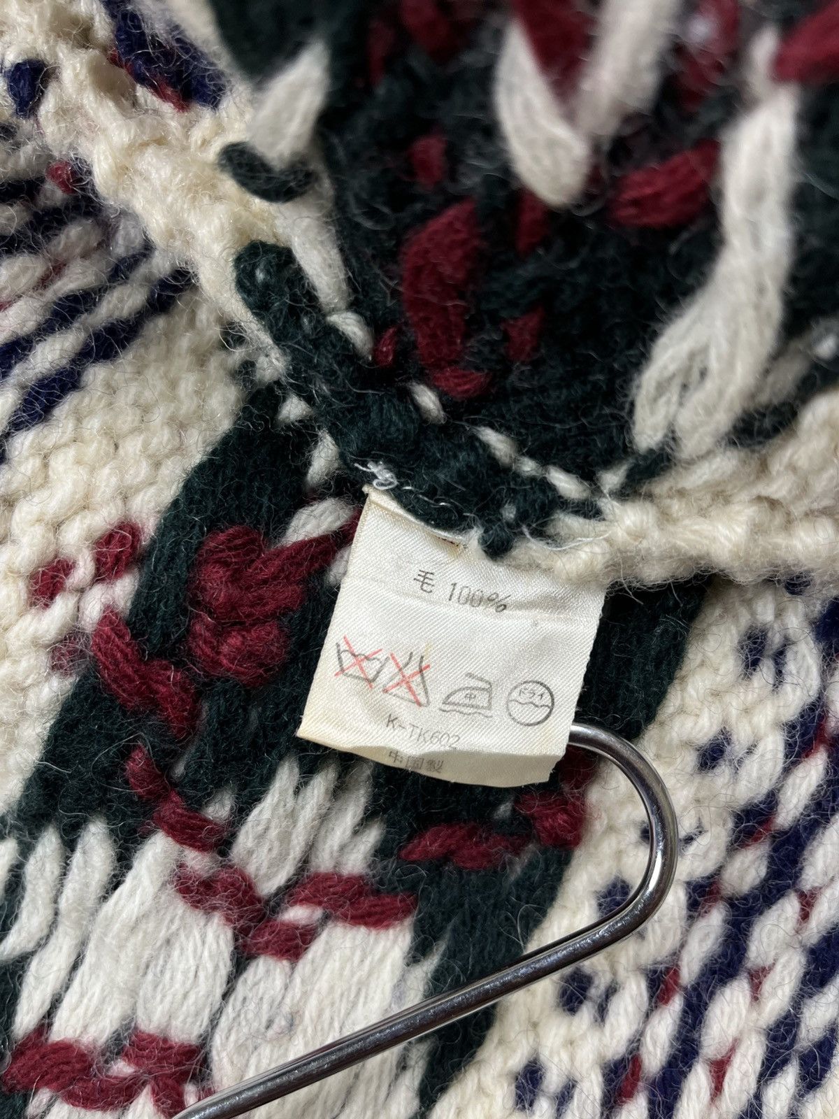 Japanese Brand 1980s Fieldwork - Cowichan Cunky Knitted Sweater Size US M / EU 48-50 / 2 - 7 Thumbnail
